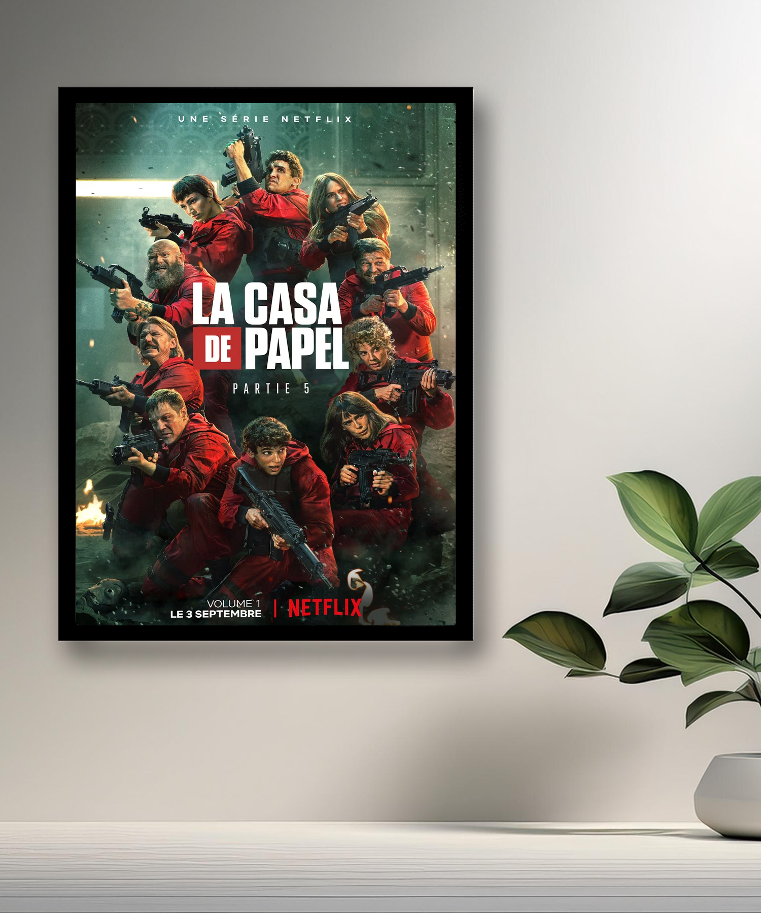 Cadre photo La casa de papel
