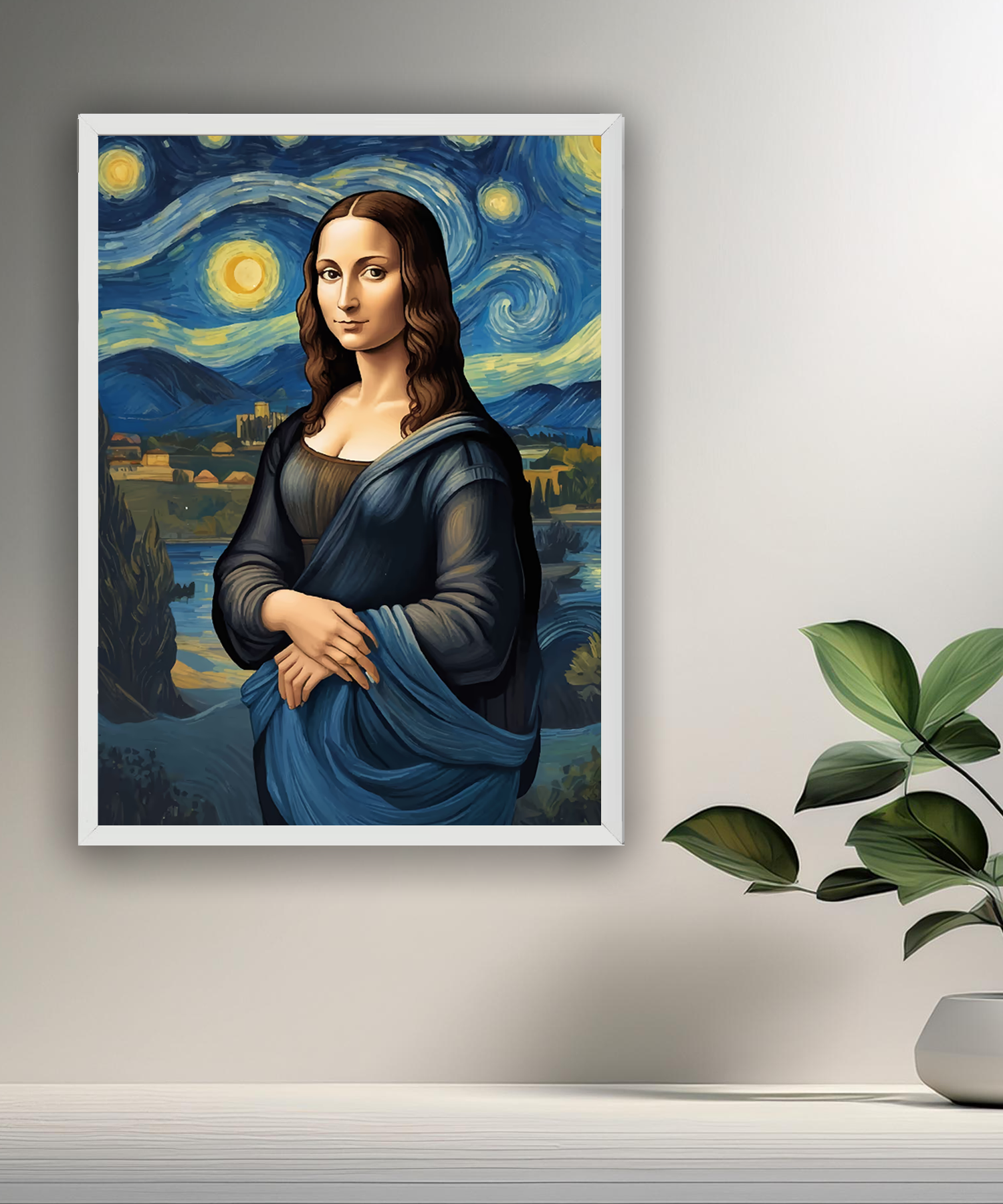 Cadre photo Mona Lisa La Joconde Pop art
