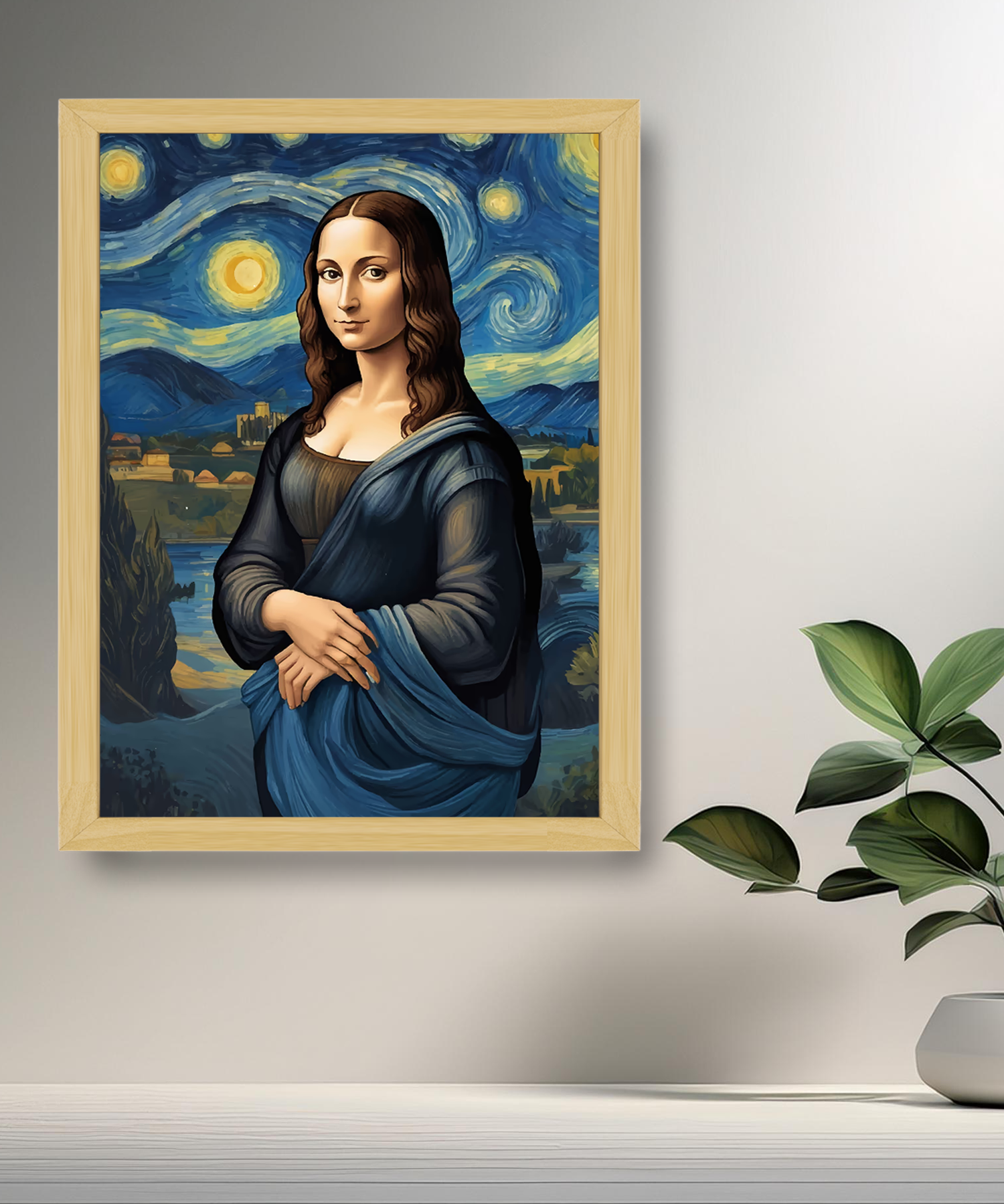 Cadre photo Mona Lisa La Joconde Pop art