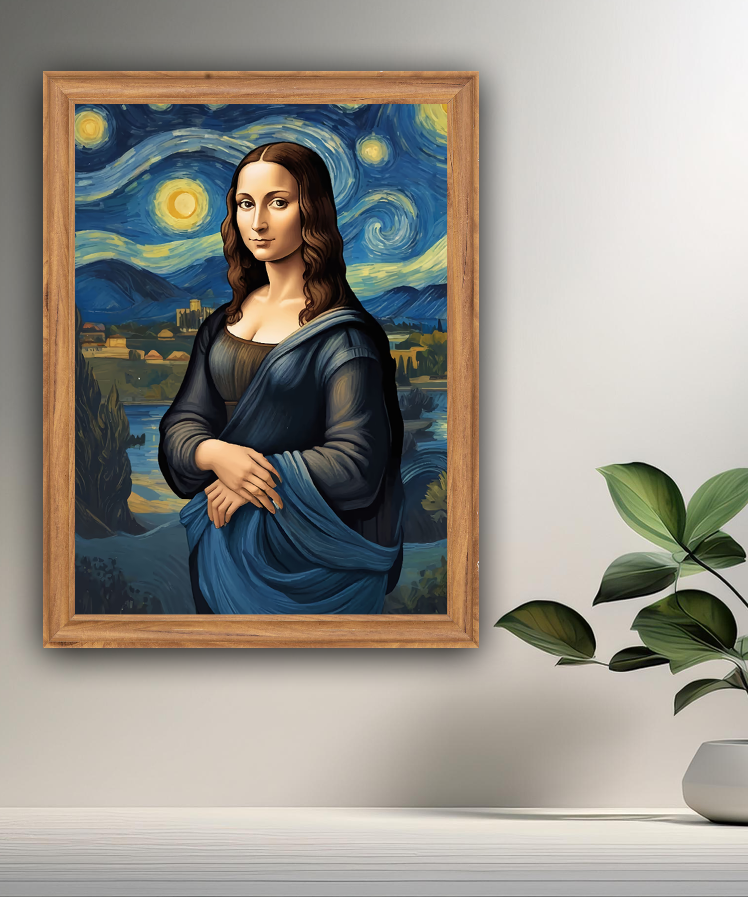 Cadre photo Mona Lisa La Joconde Pop art