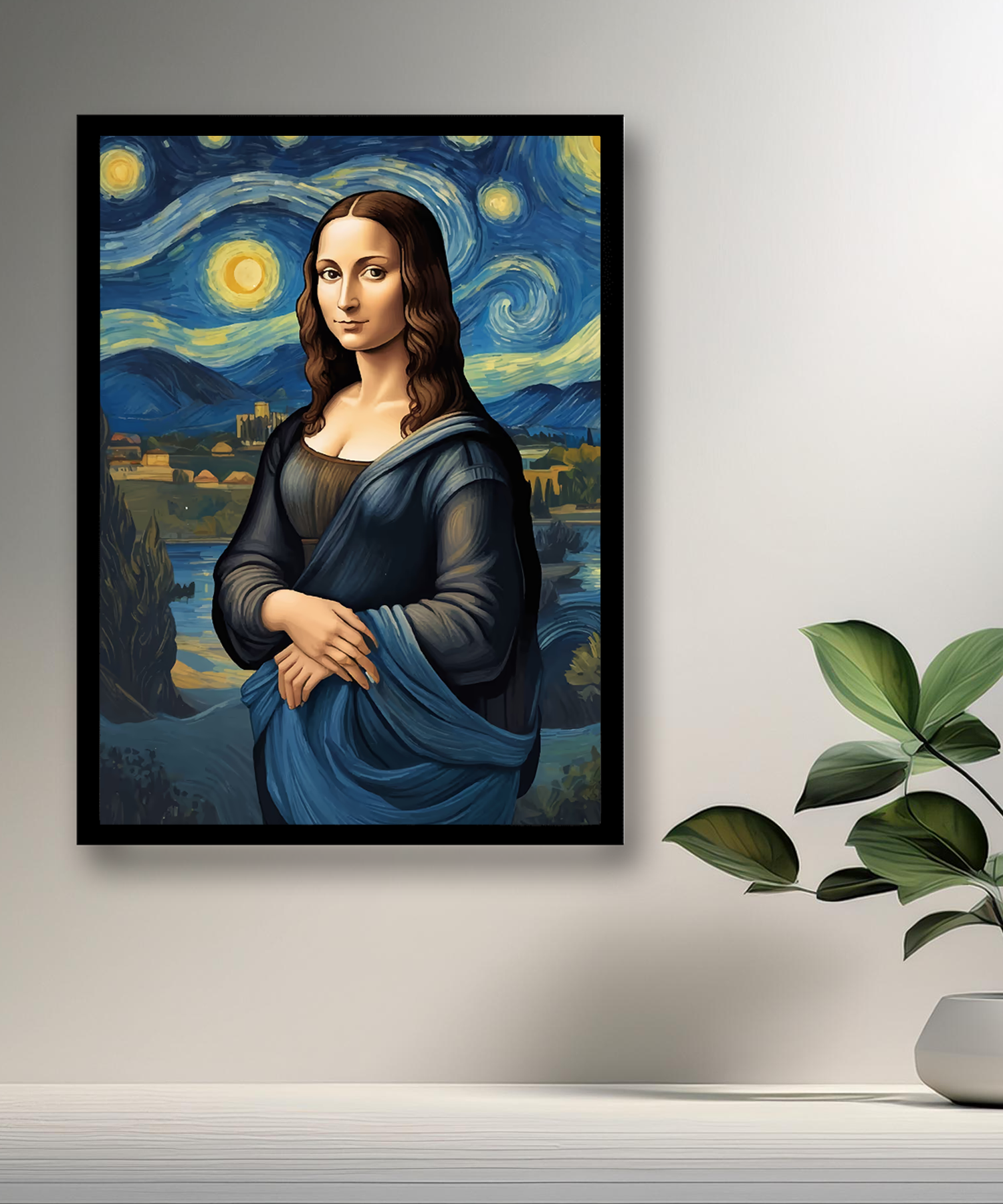 Cadre photo Mona Lisa La Joconde Pop art
