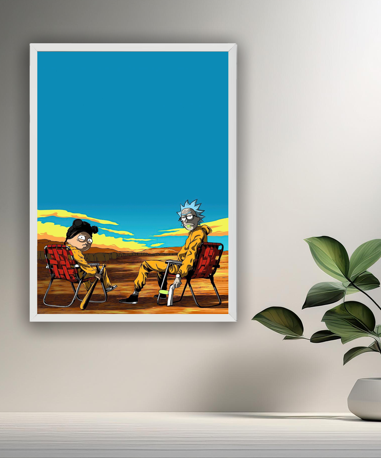 Cadre photo de Rick et Morty