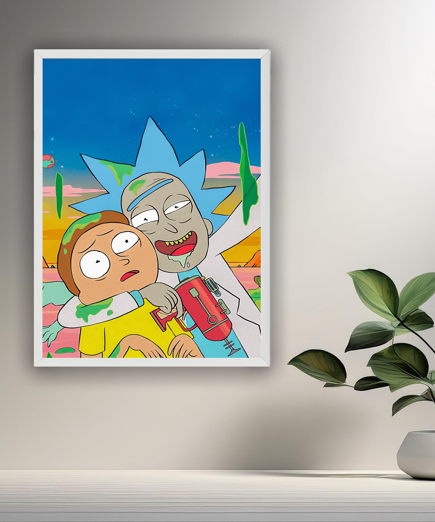 Cadre photo de Rick et Morty