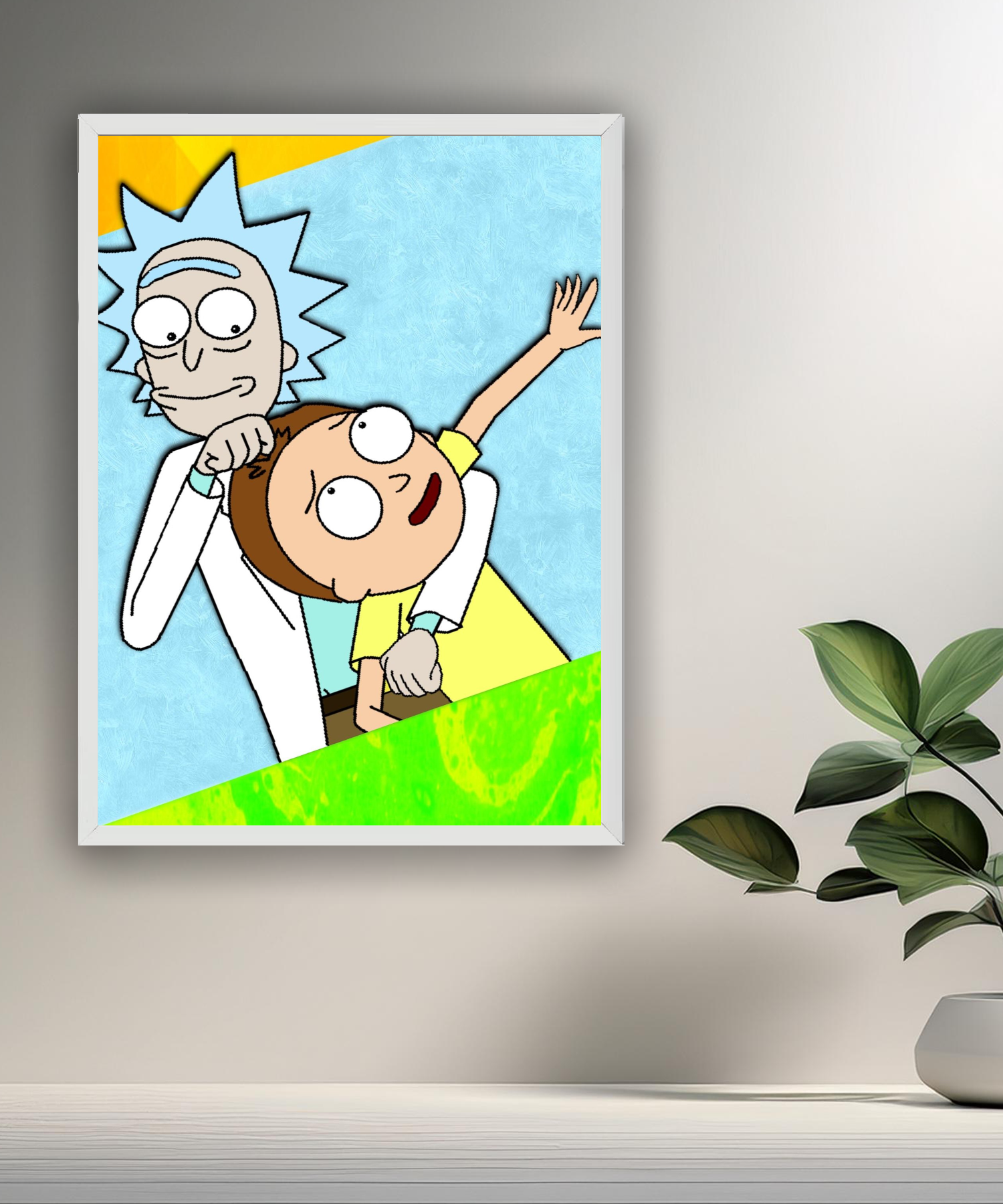 Cadre photo de Rick et Morty