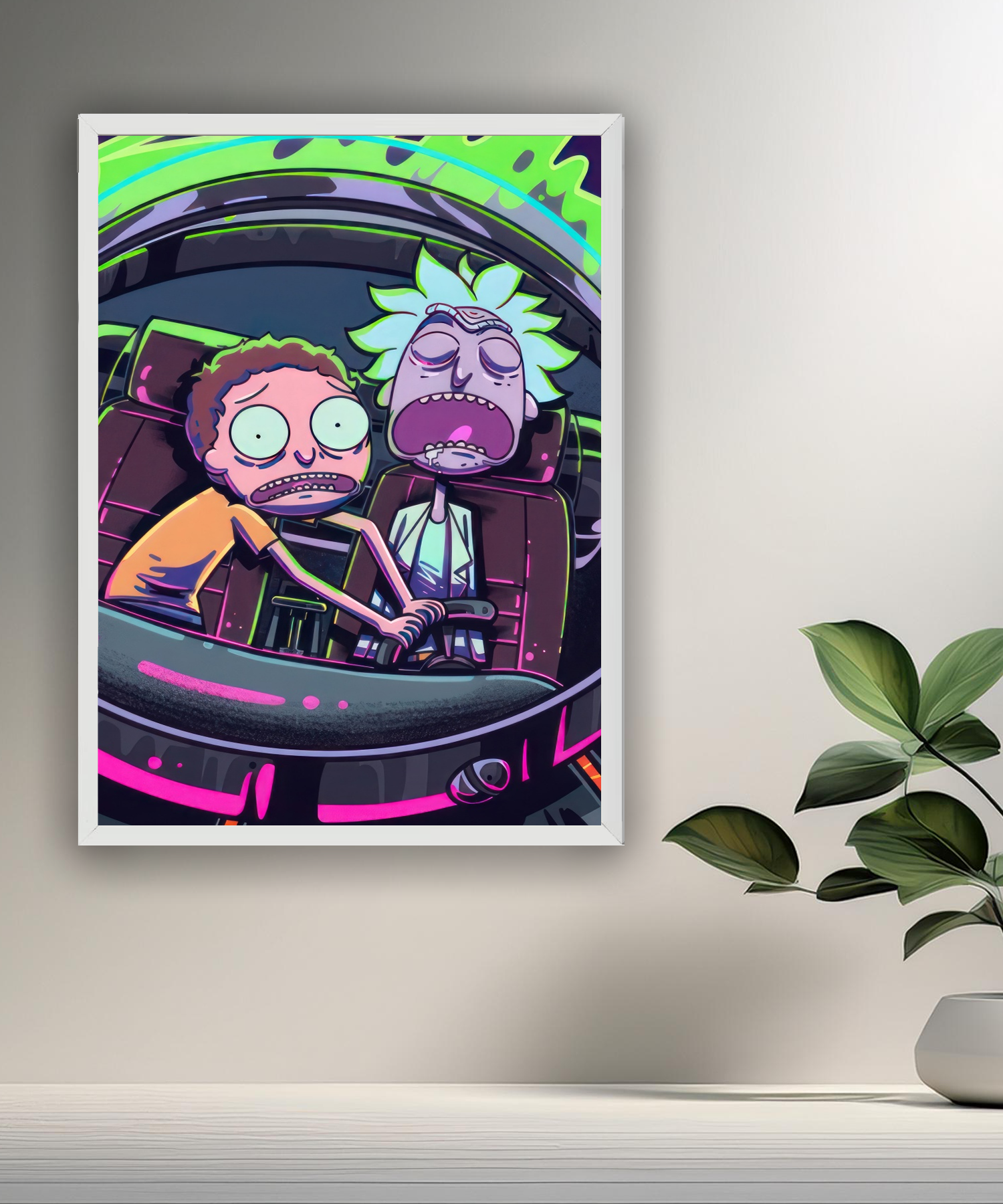 Cadre photo de Rick et Morty