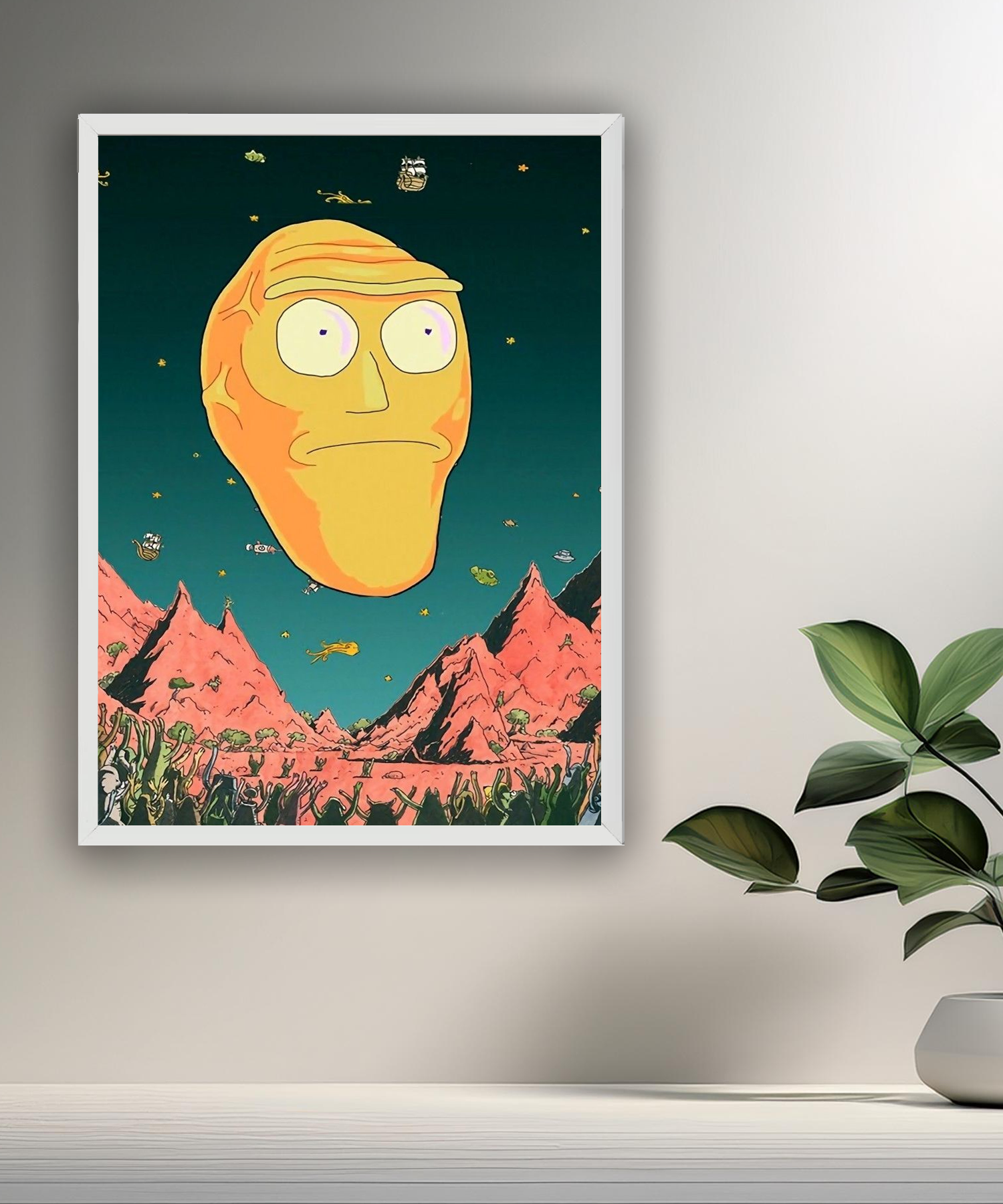 Cadre photo de Rick et Morty