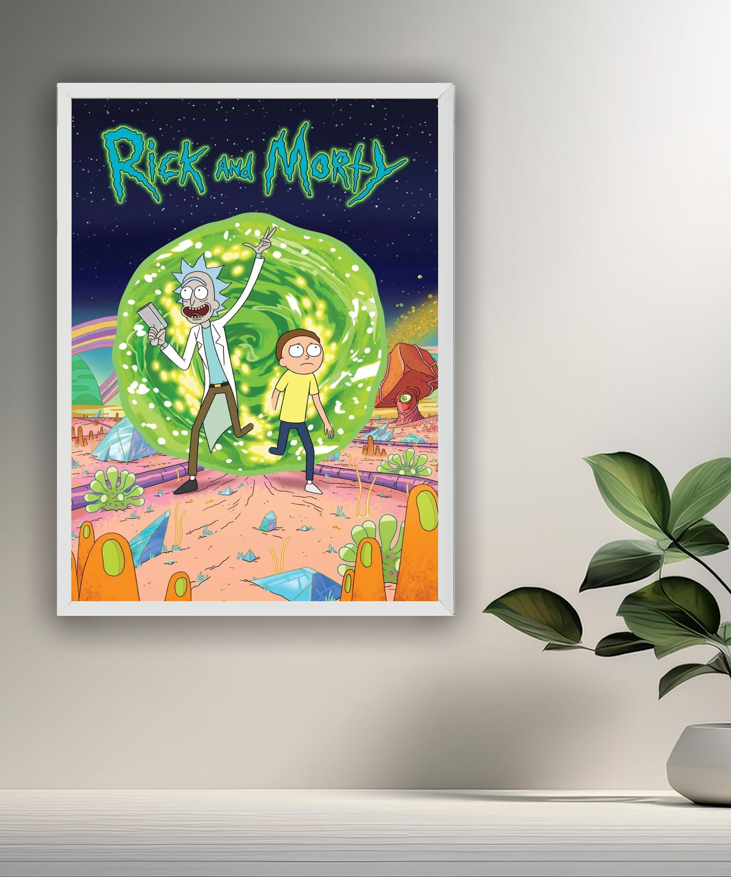 Cadre photo de Rick et Morty