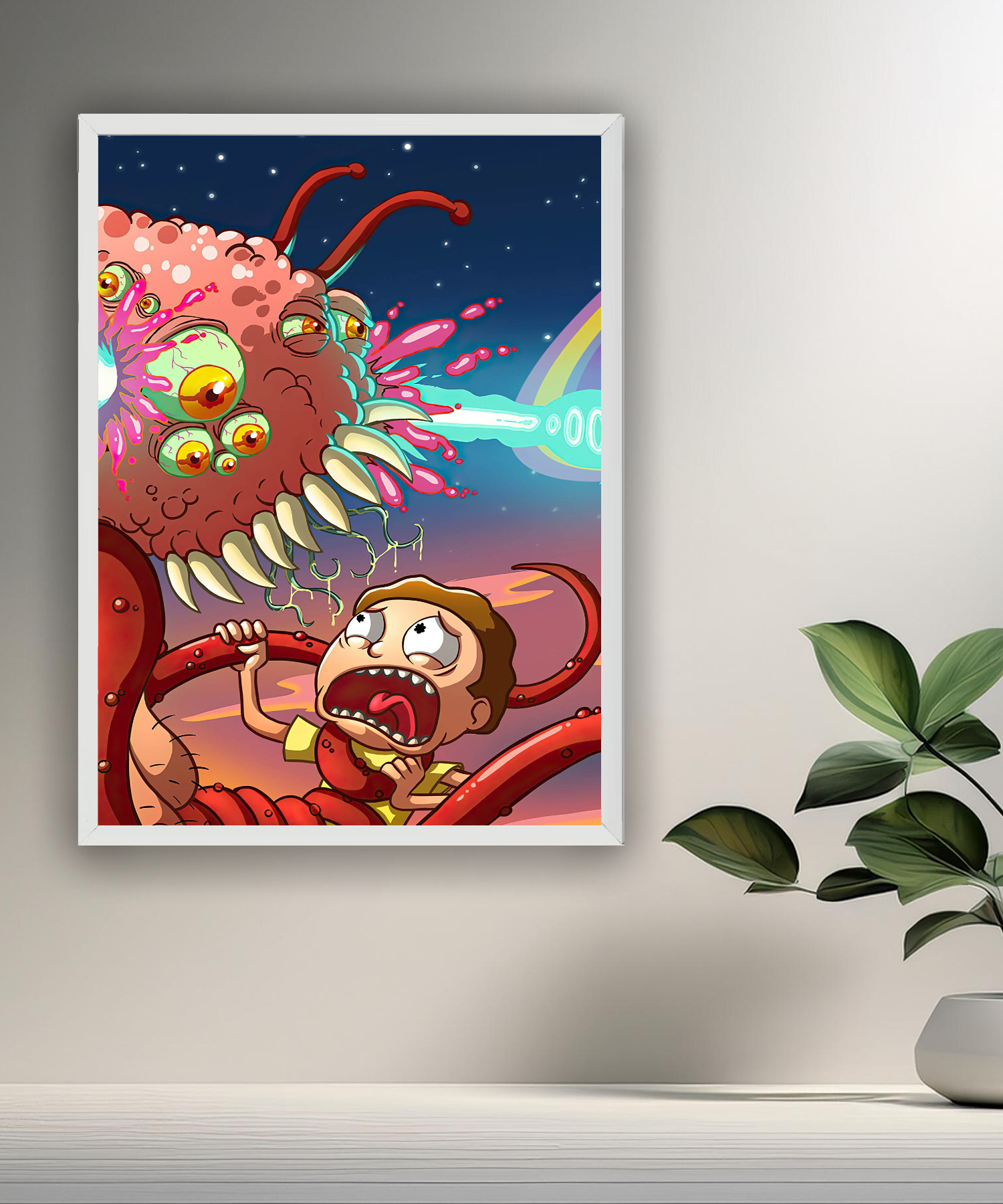 Cadre photo de Rick et Morty