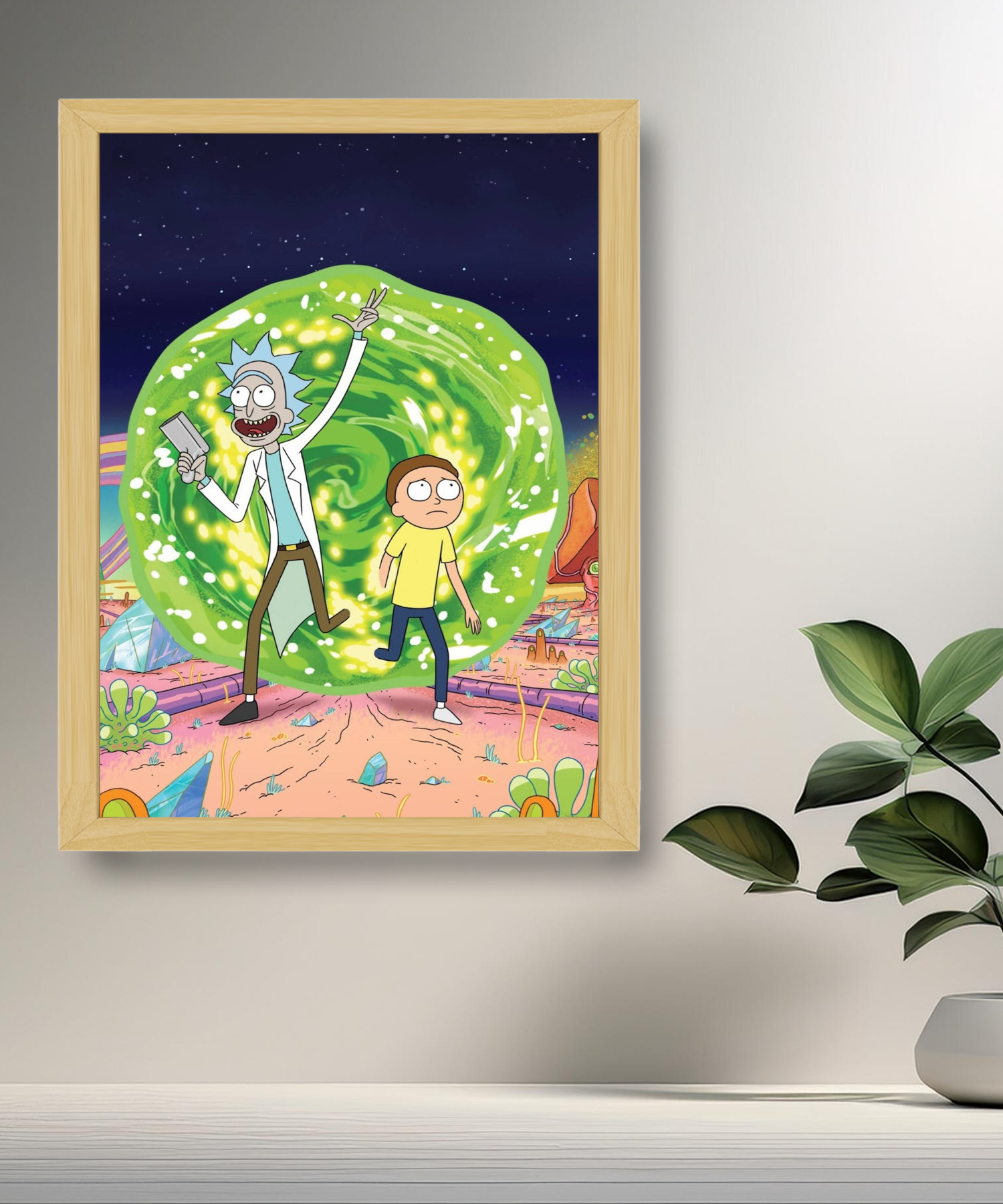 Cadre photo de Rick et Morty