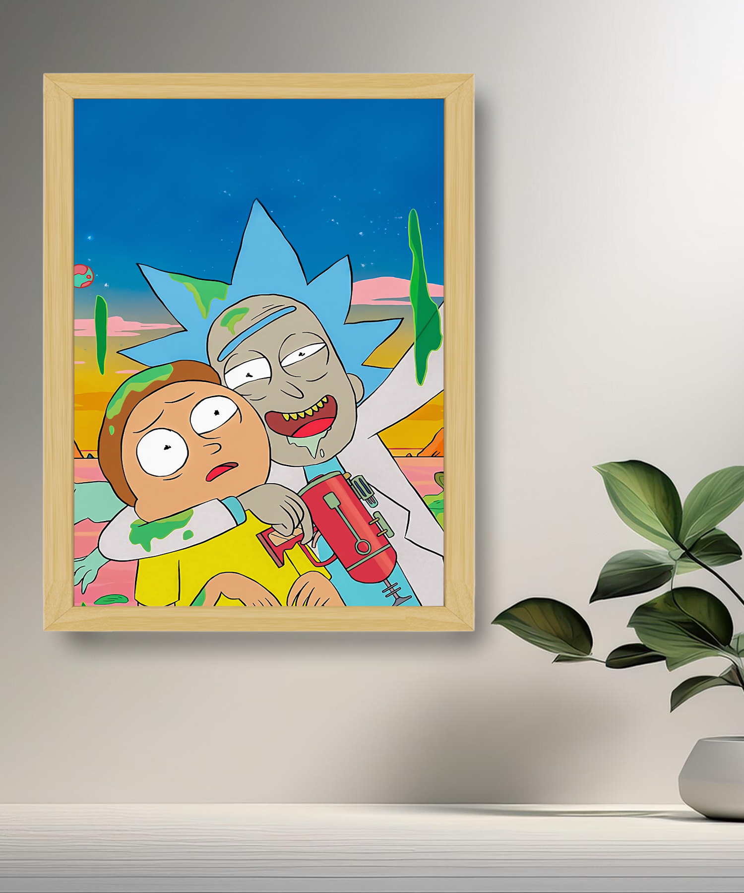 Cadre photo de Rick et Morty
