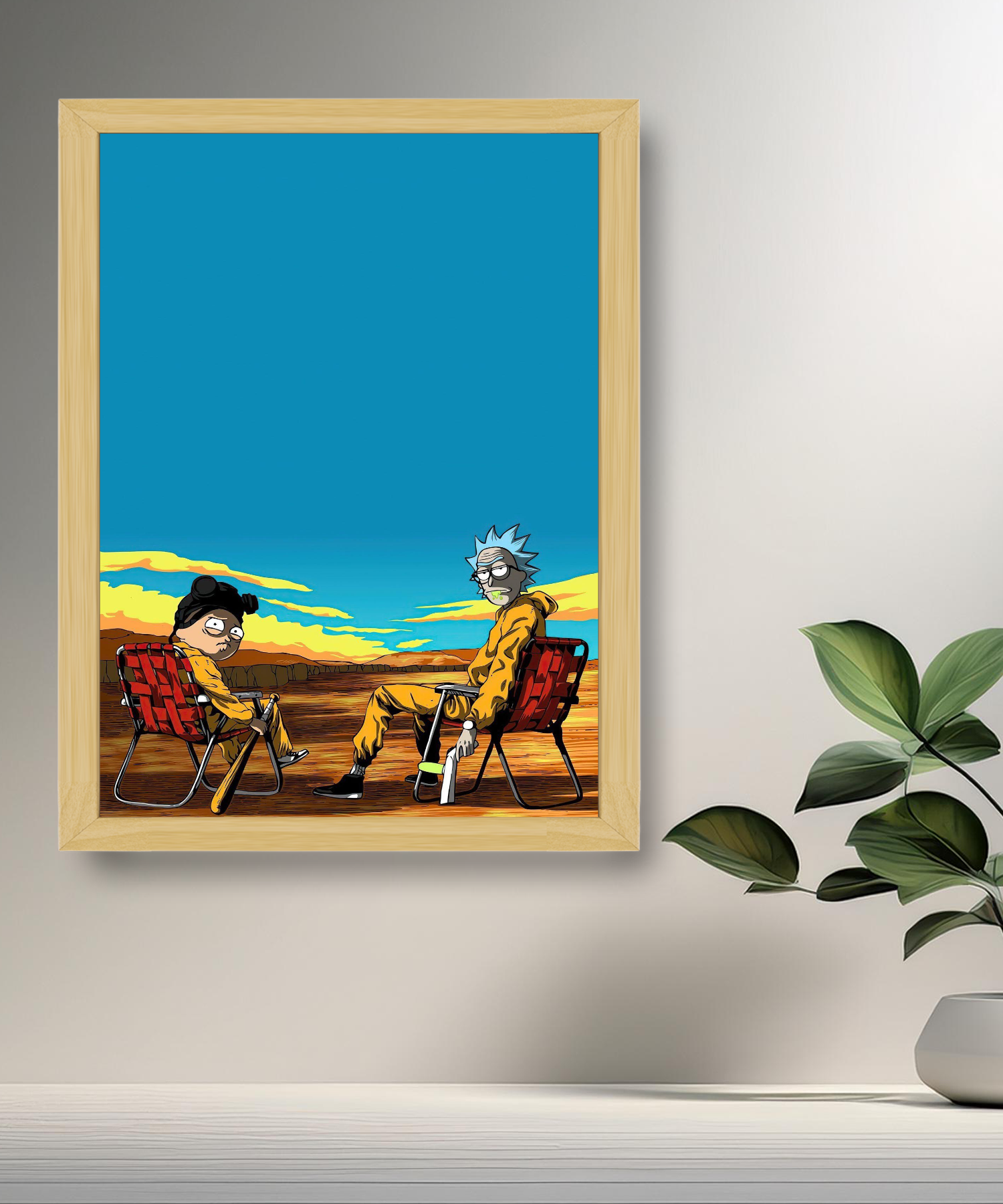Cadre photo de Rick et Morty