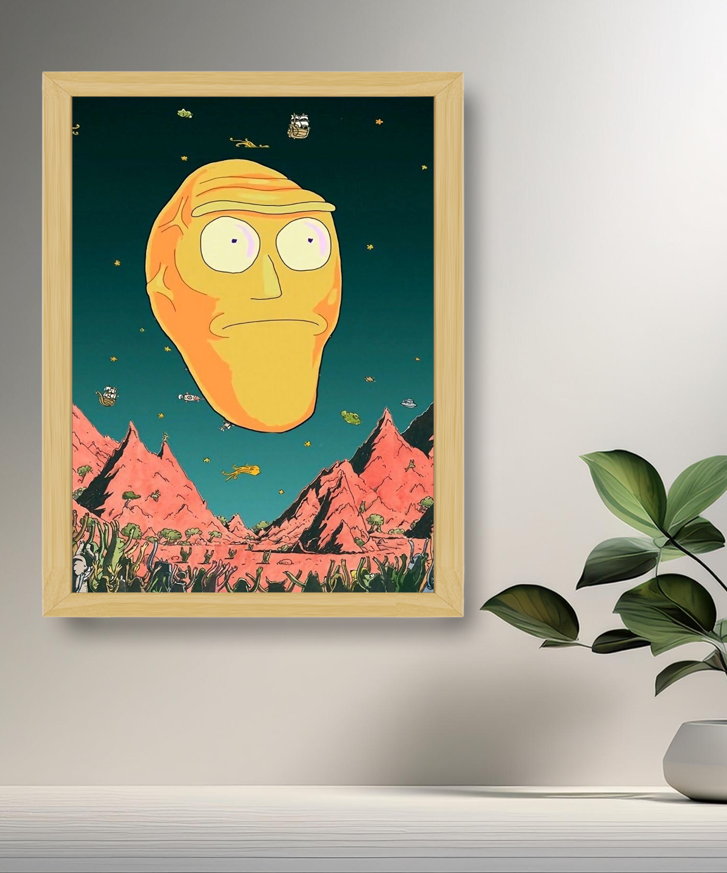 Cadre photo de Rick et Morty