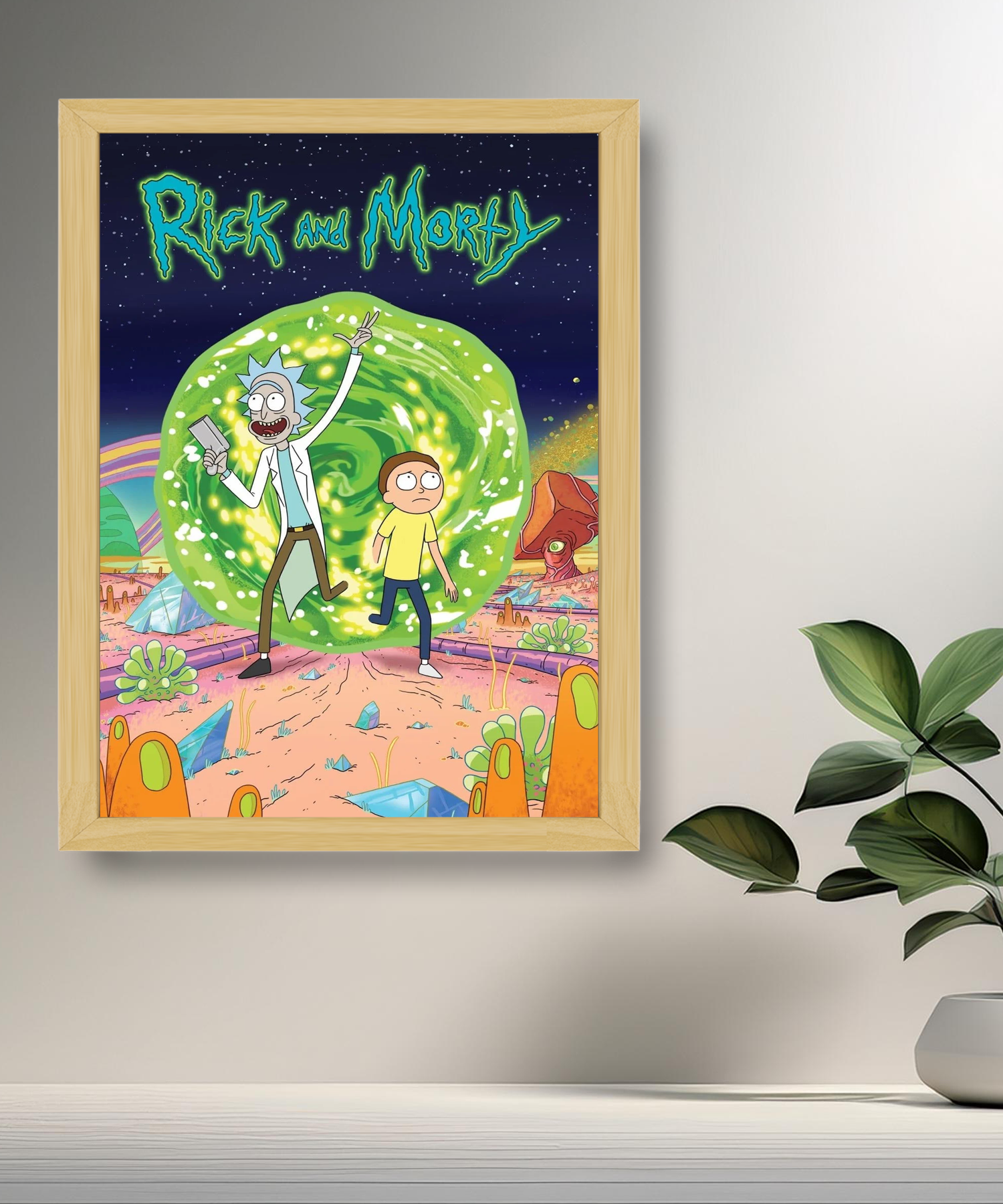 Cadre photo de Rick et Morty