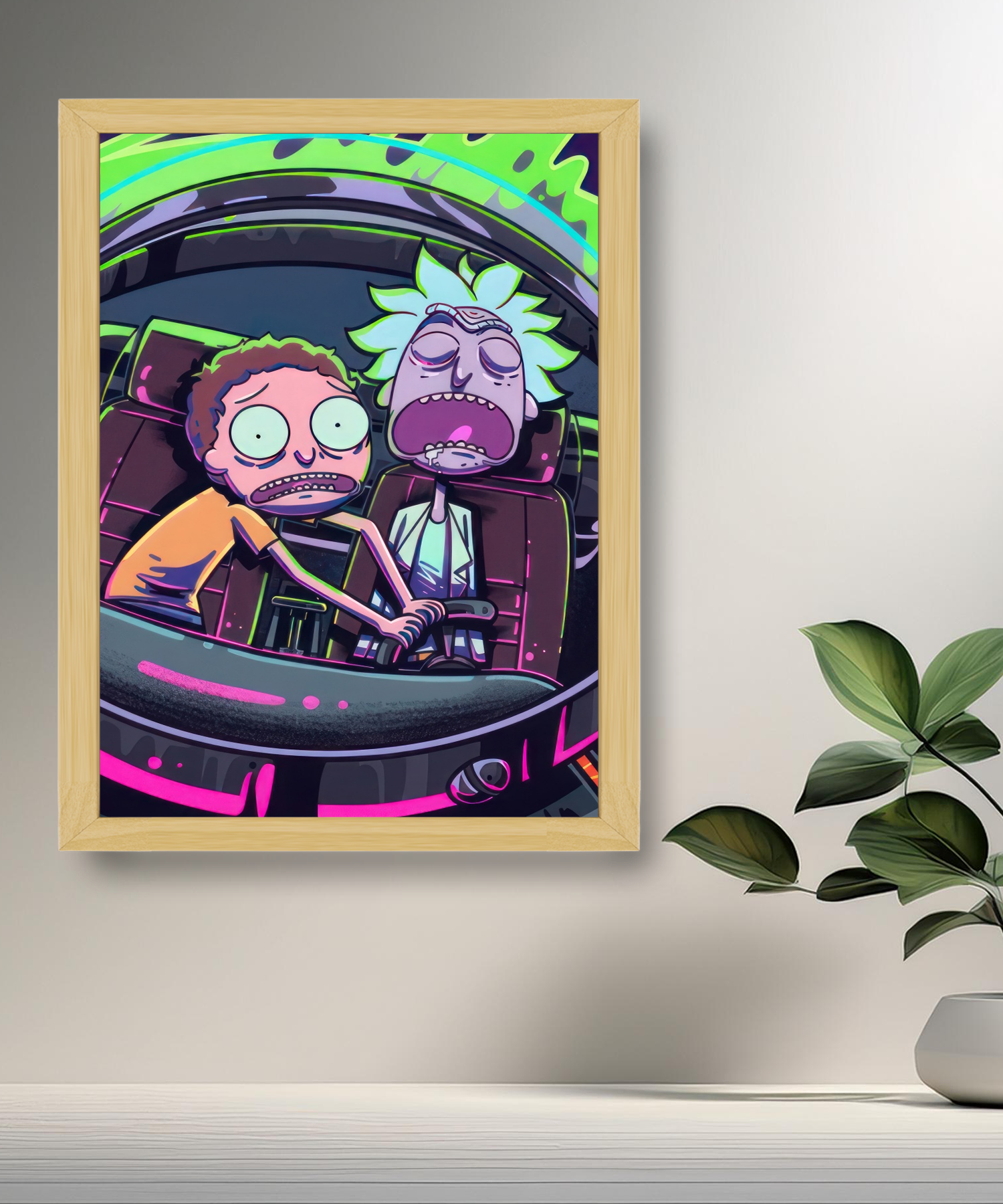 Cadre photo de Rick et Morty