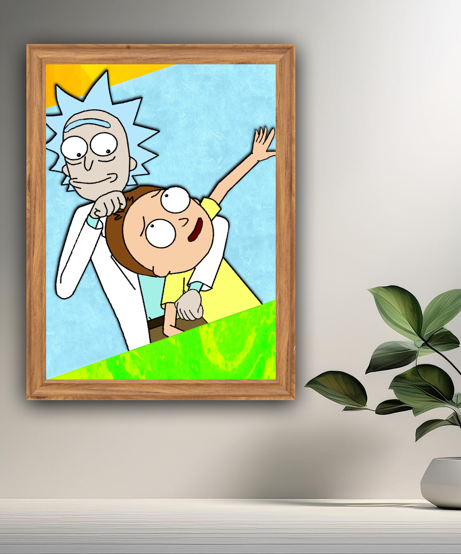 Cadre photo de Rick et Morty