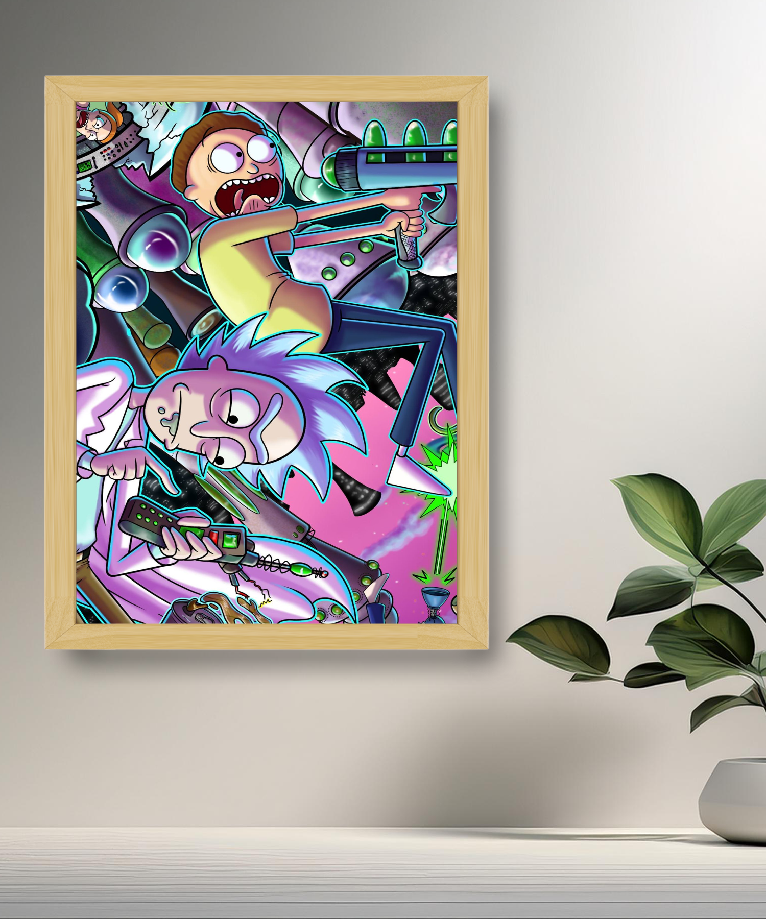 Cadre photo de Rick et Morty