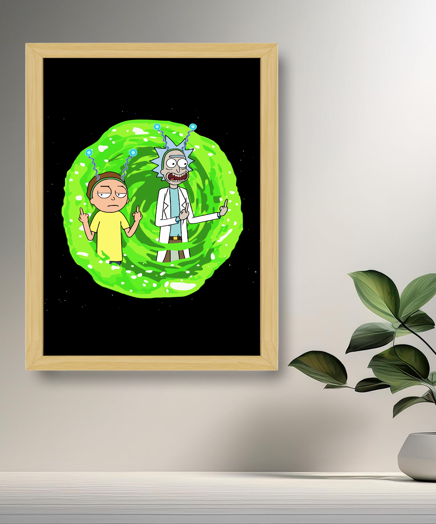 Cadre photo de Rick et Morty