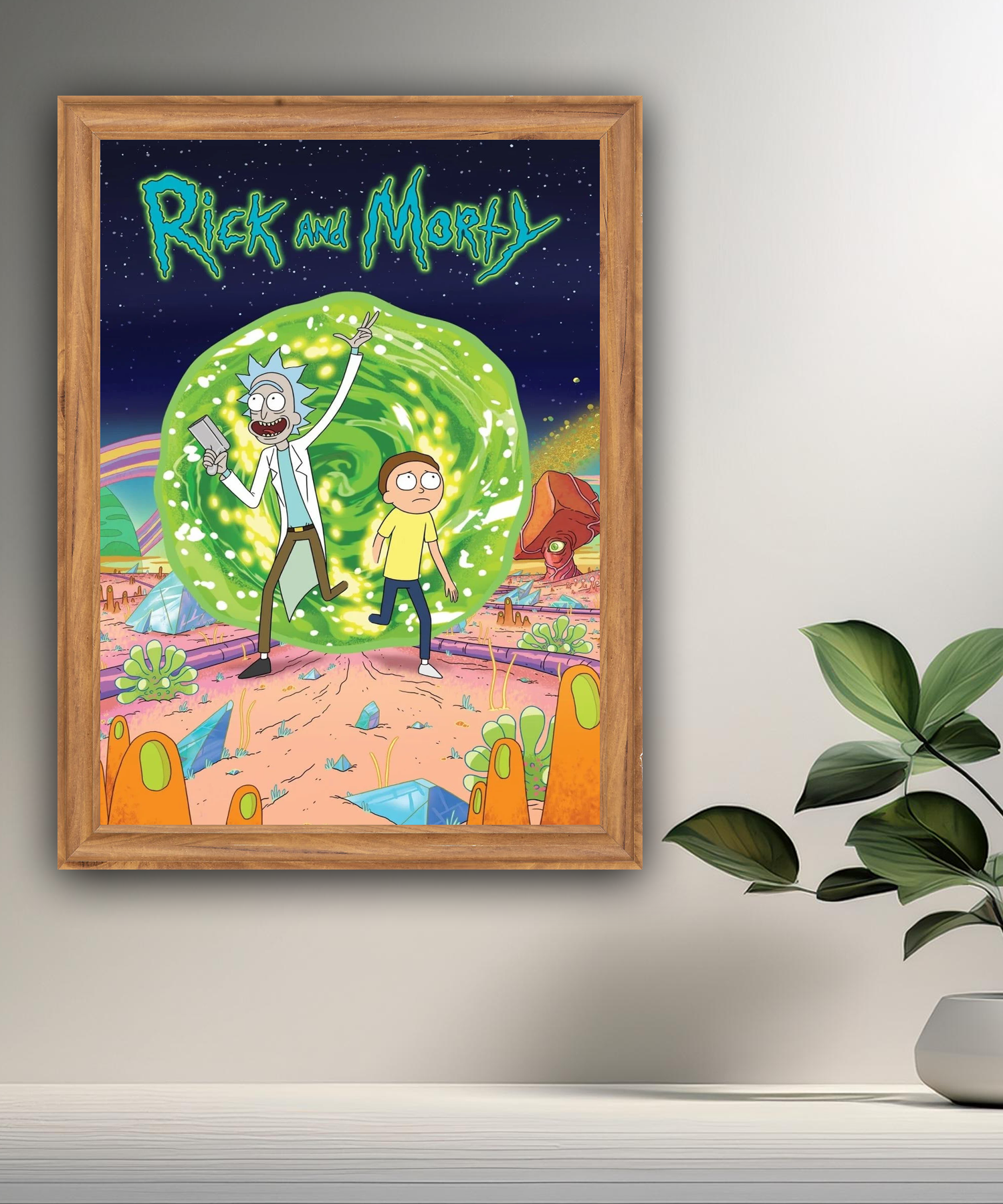 Cadre photo de Rick et Morty