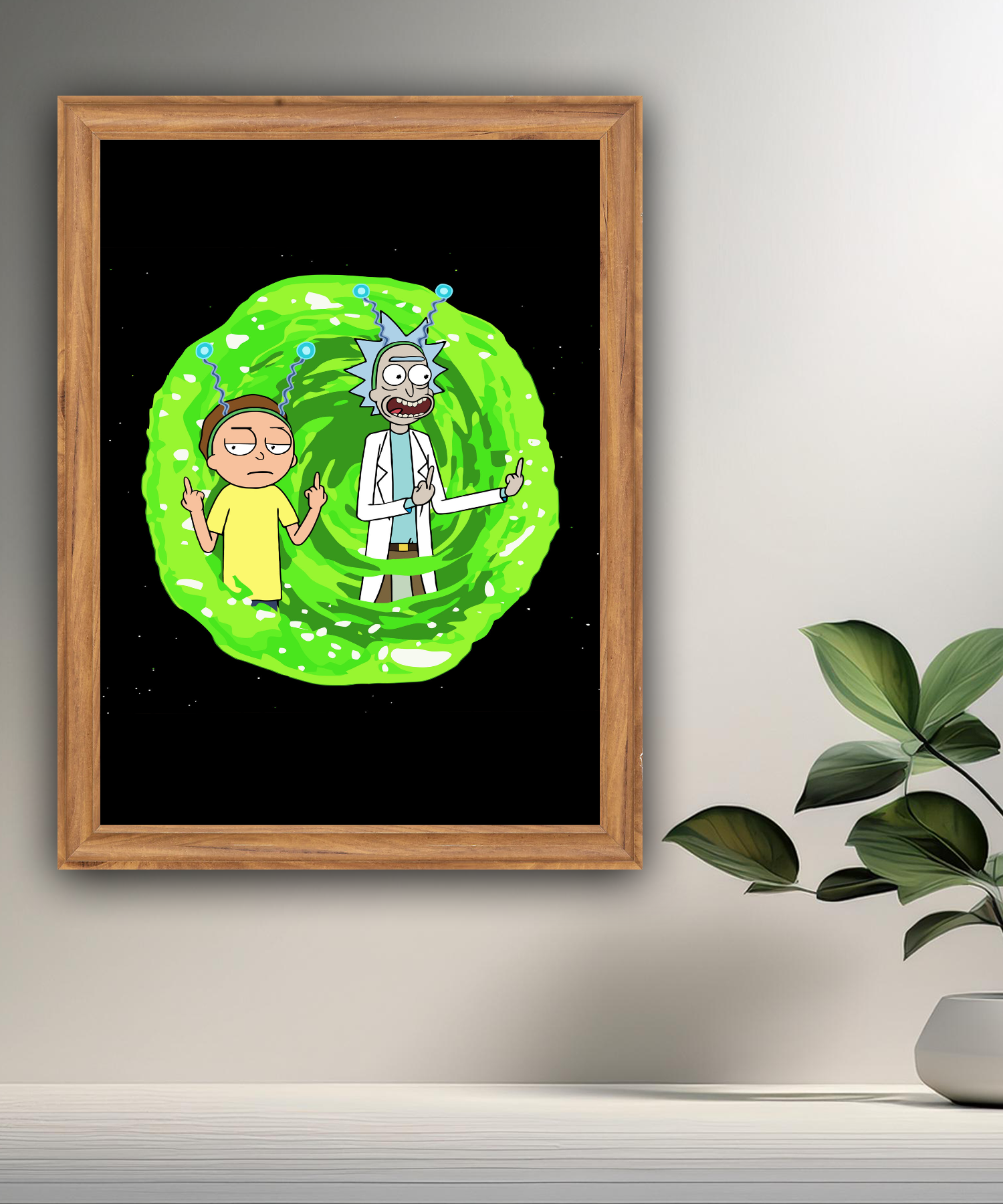 Cadre photo de Rick et Morty
