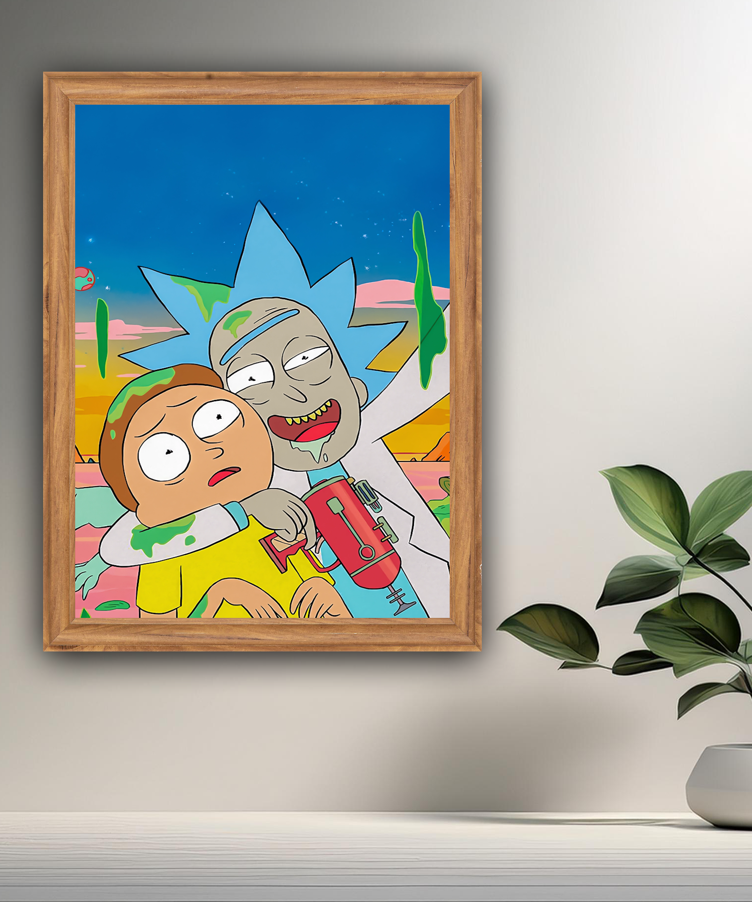 Cadre photo de Rick et Morty