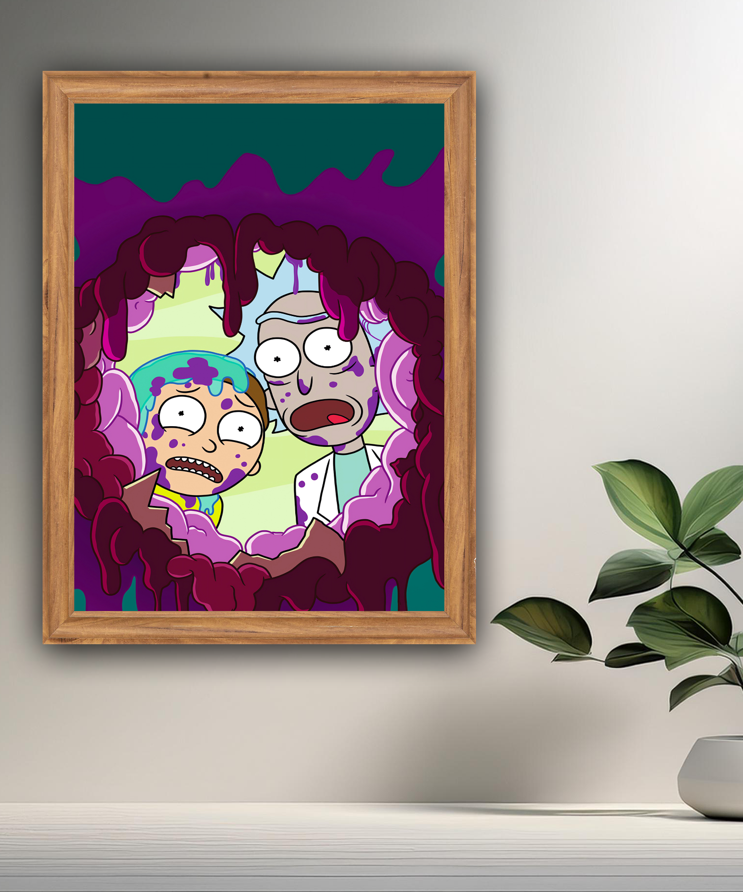 Cadre photo de Rick et Morty