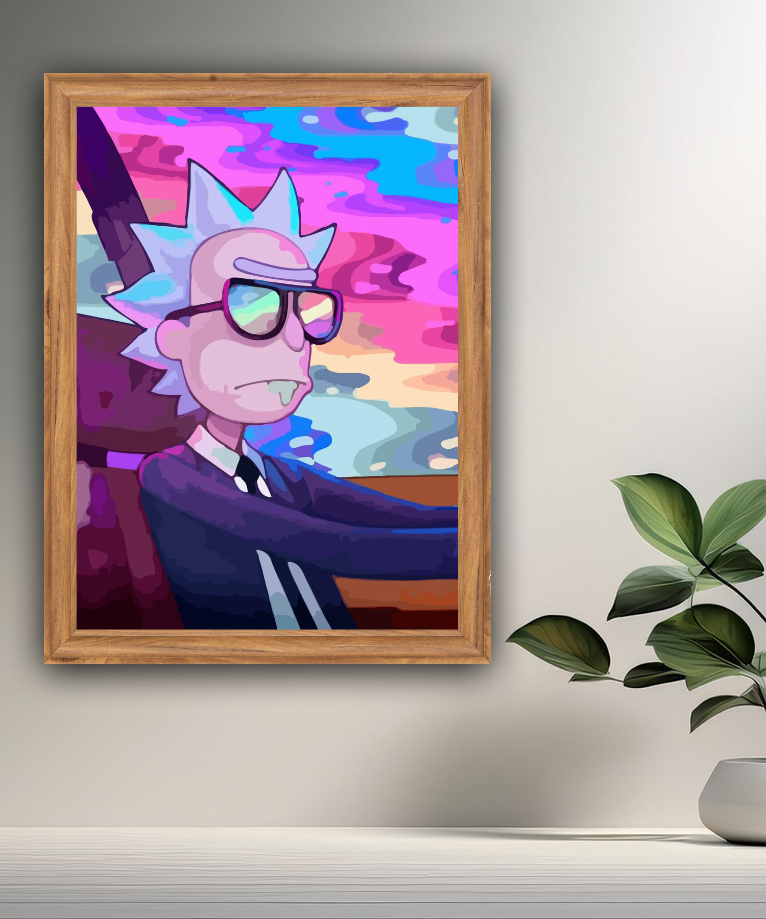 Cadre photo de Rick et Morty