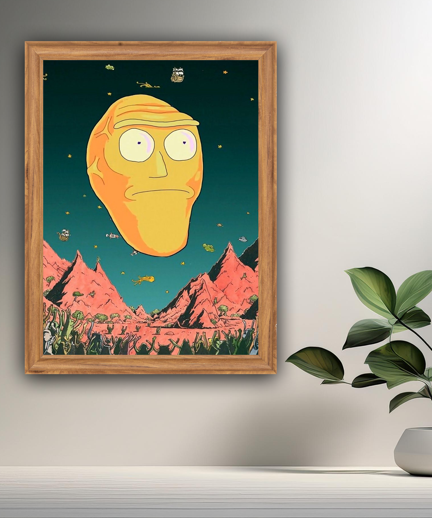 Cadre photo de Rick et Morty