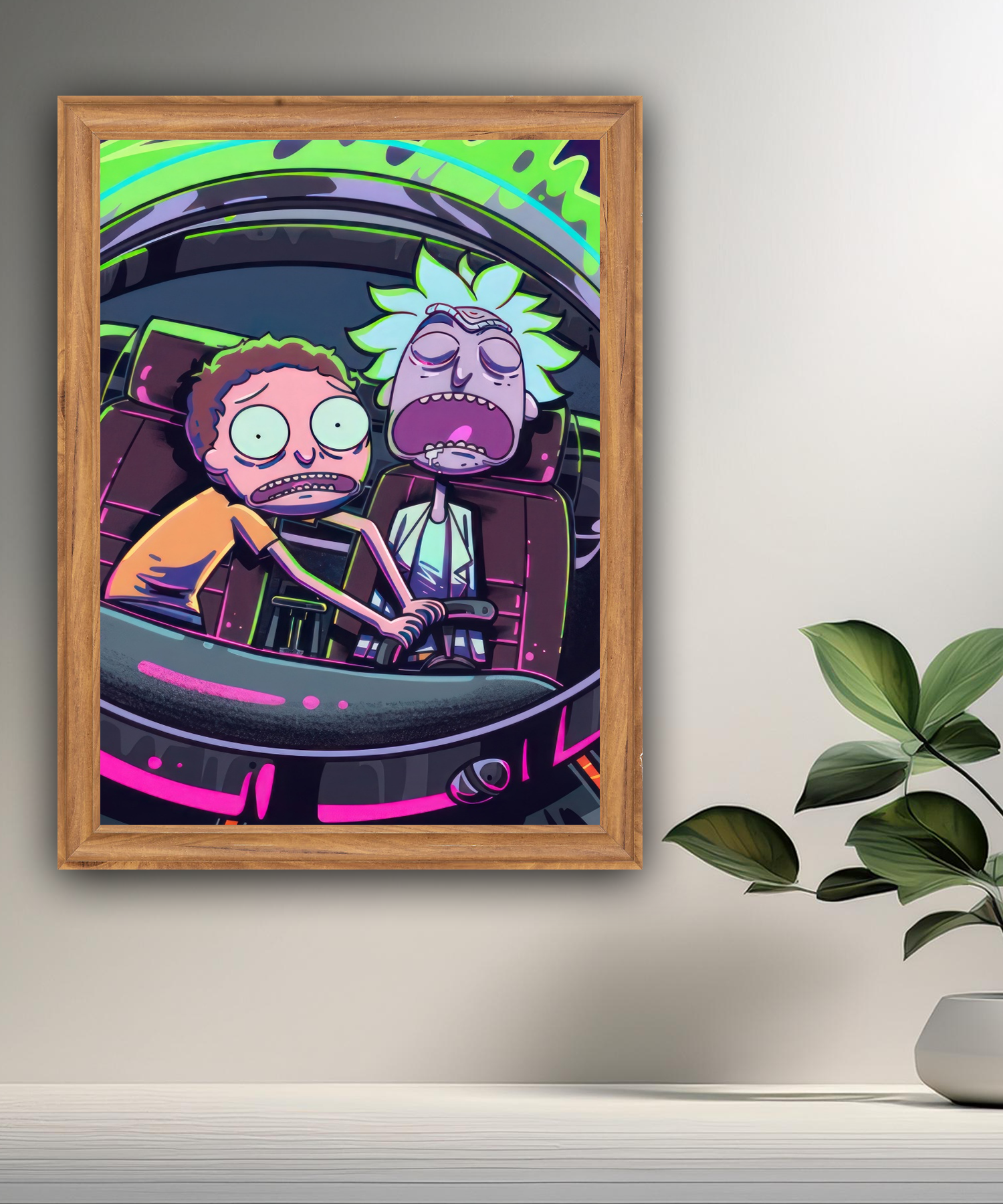 Cadre photo de Rick et Morty