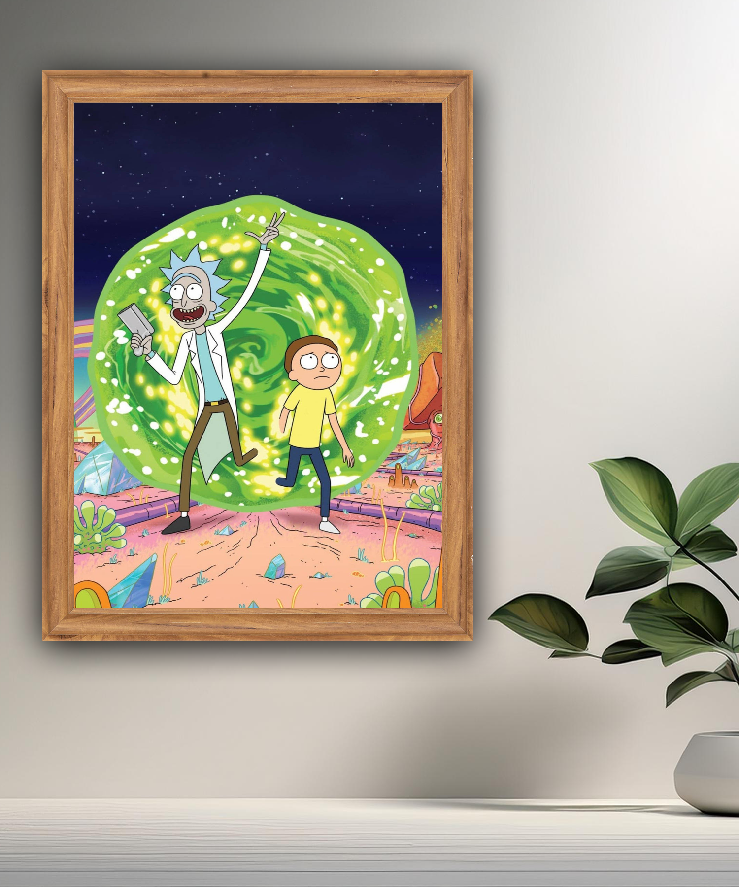 Cadre photo de Rick et Morty