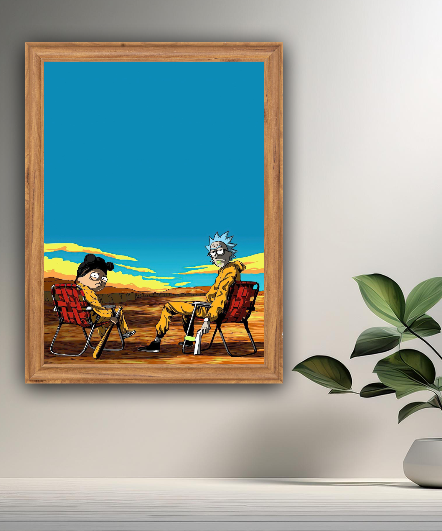 Cadre photo de Rick et Morty