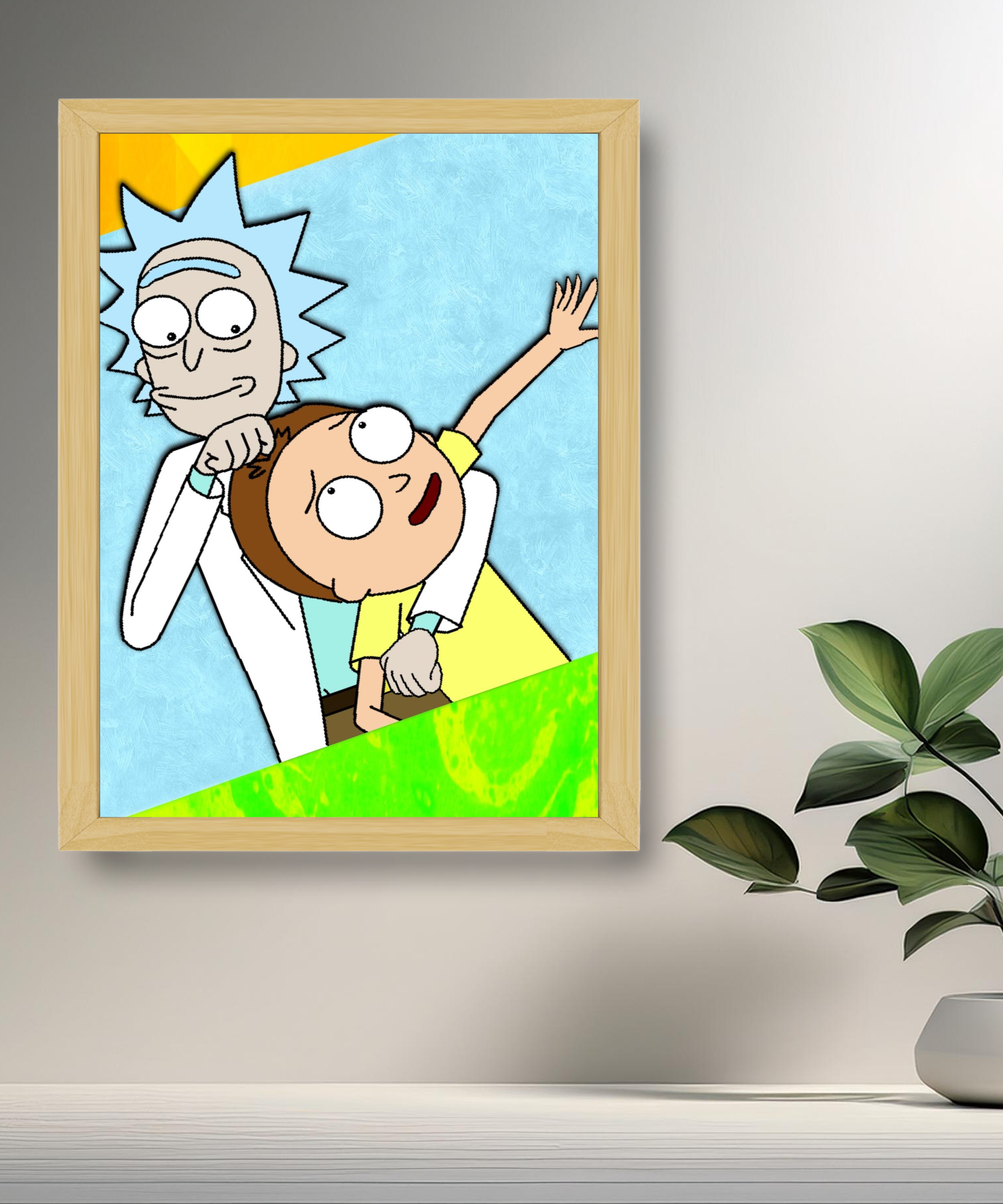 Cadre photo de Rick et Morty