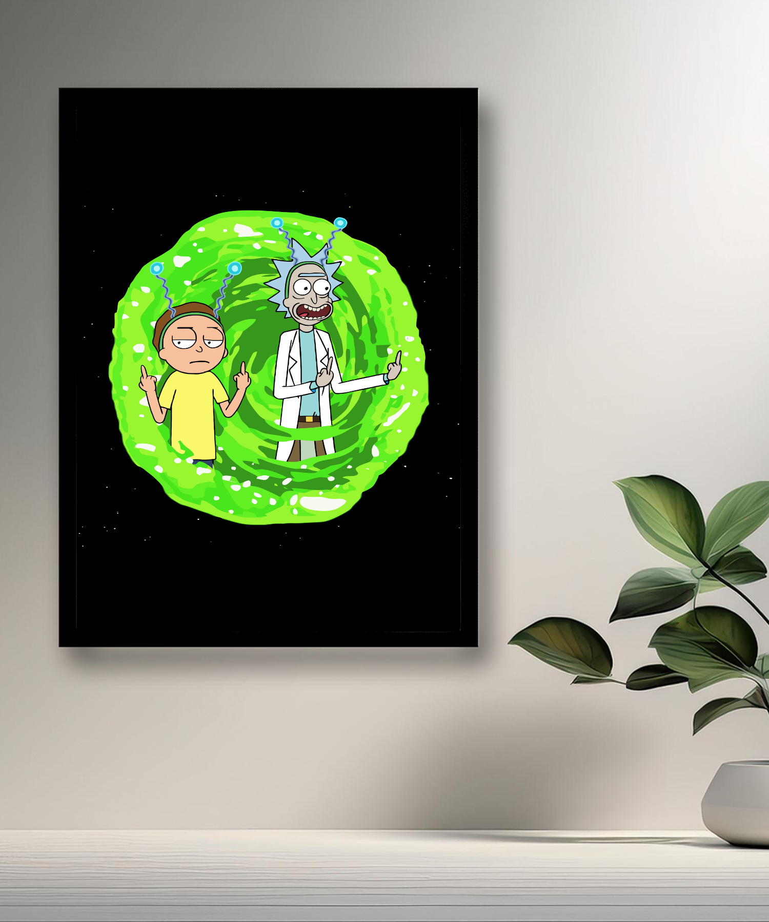 Cadre photo de Rick et Morty