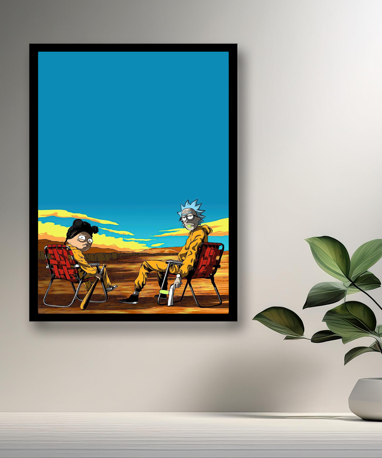 Cadre photo de Rick et Morty