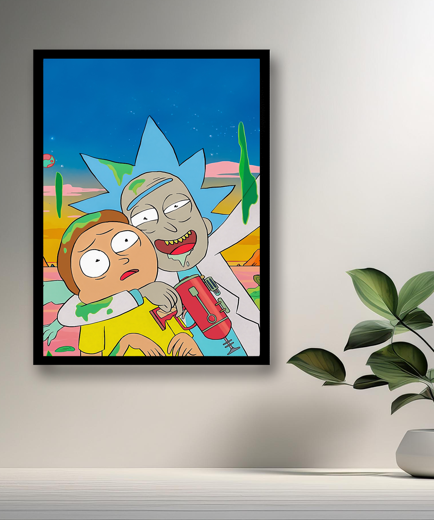 Cadre photo de Rick et Morty