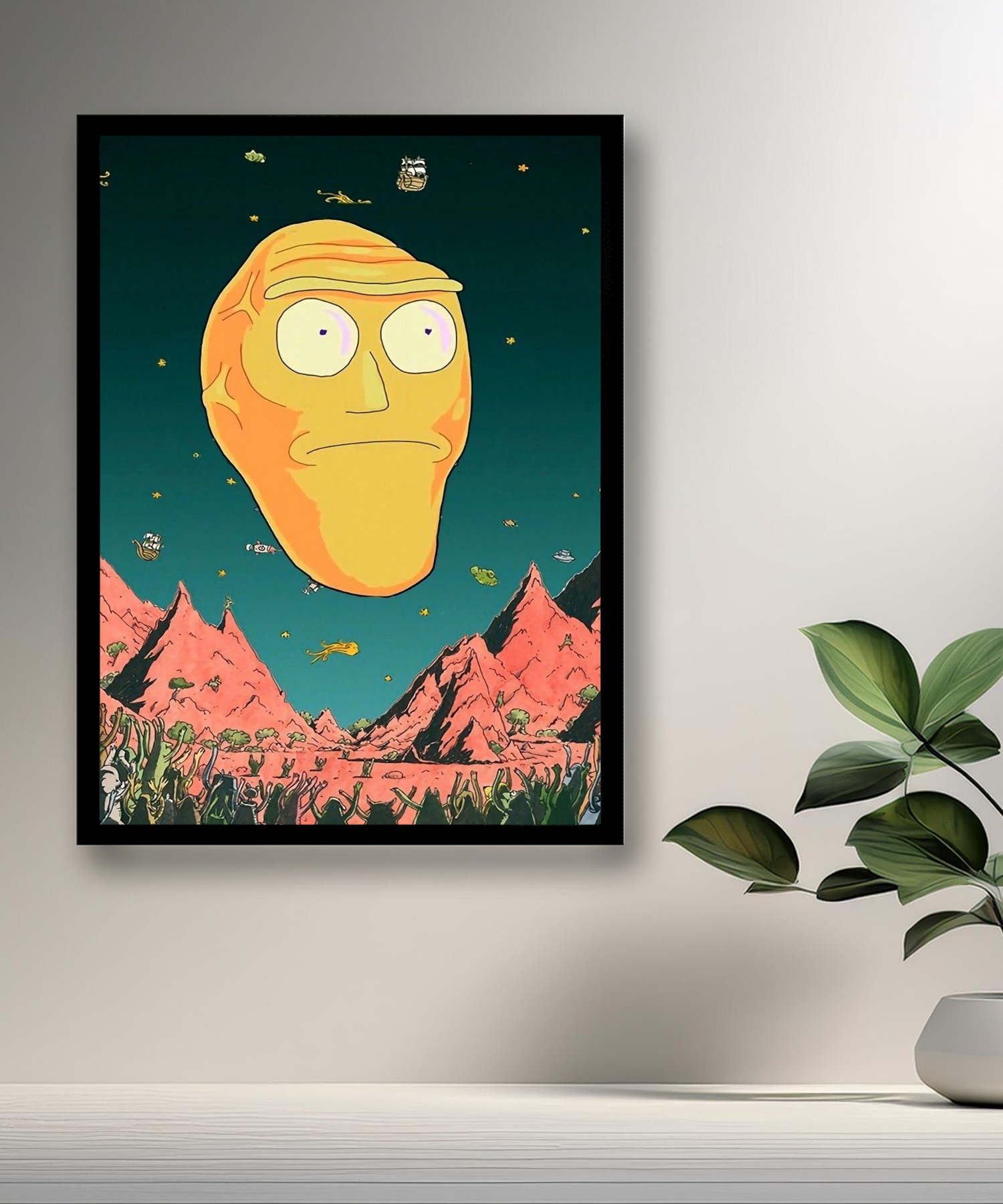Cadre photo de Rick et Morty