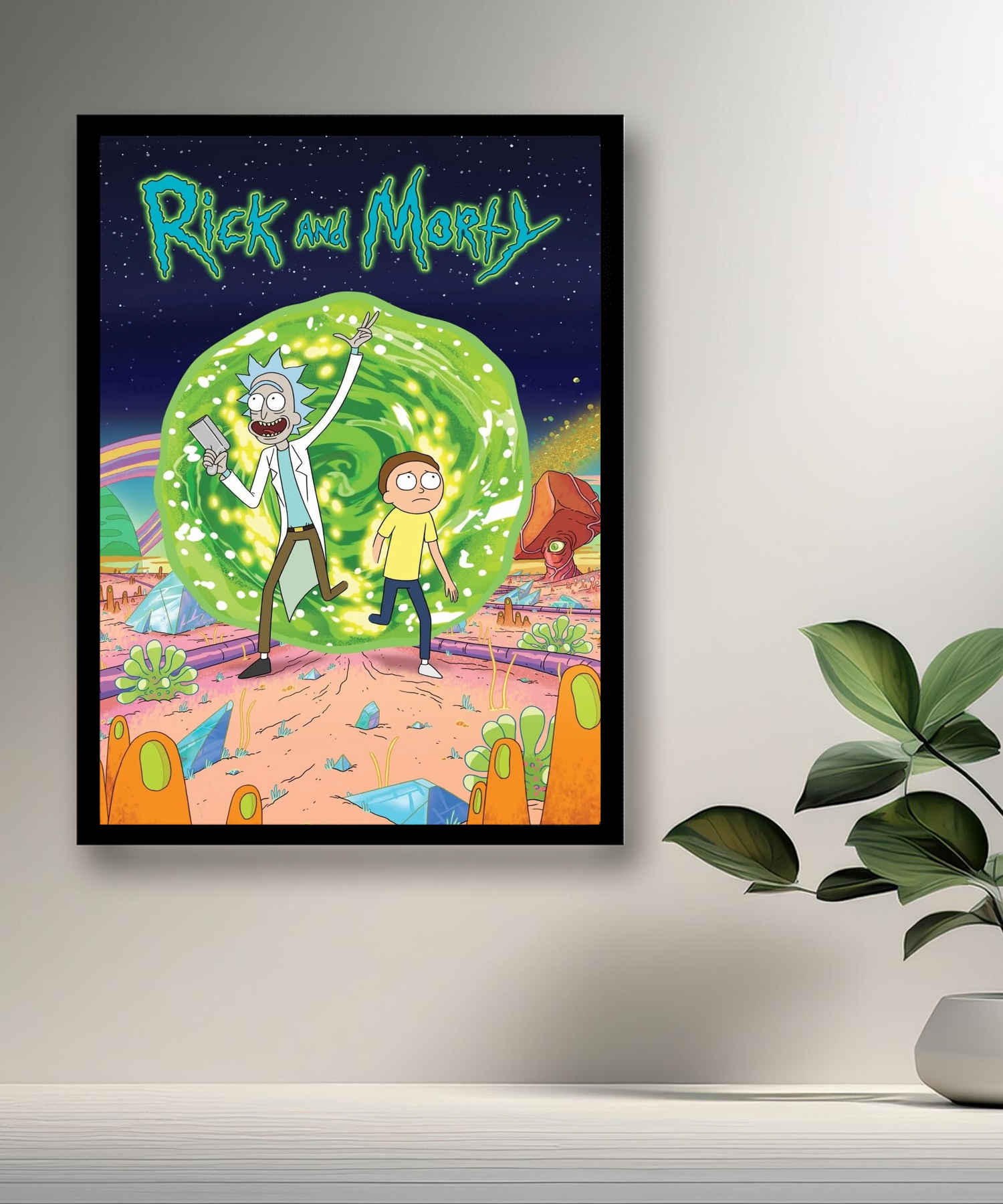 Cadre photo de Rick et Morty