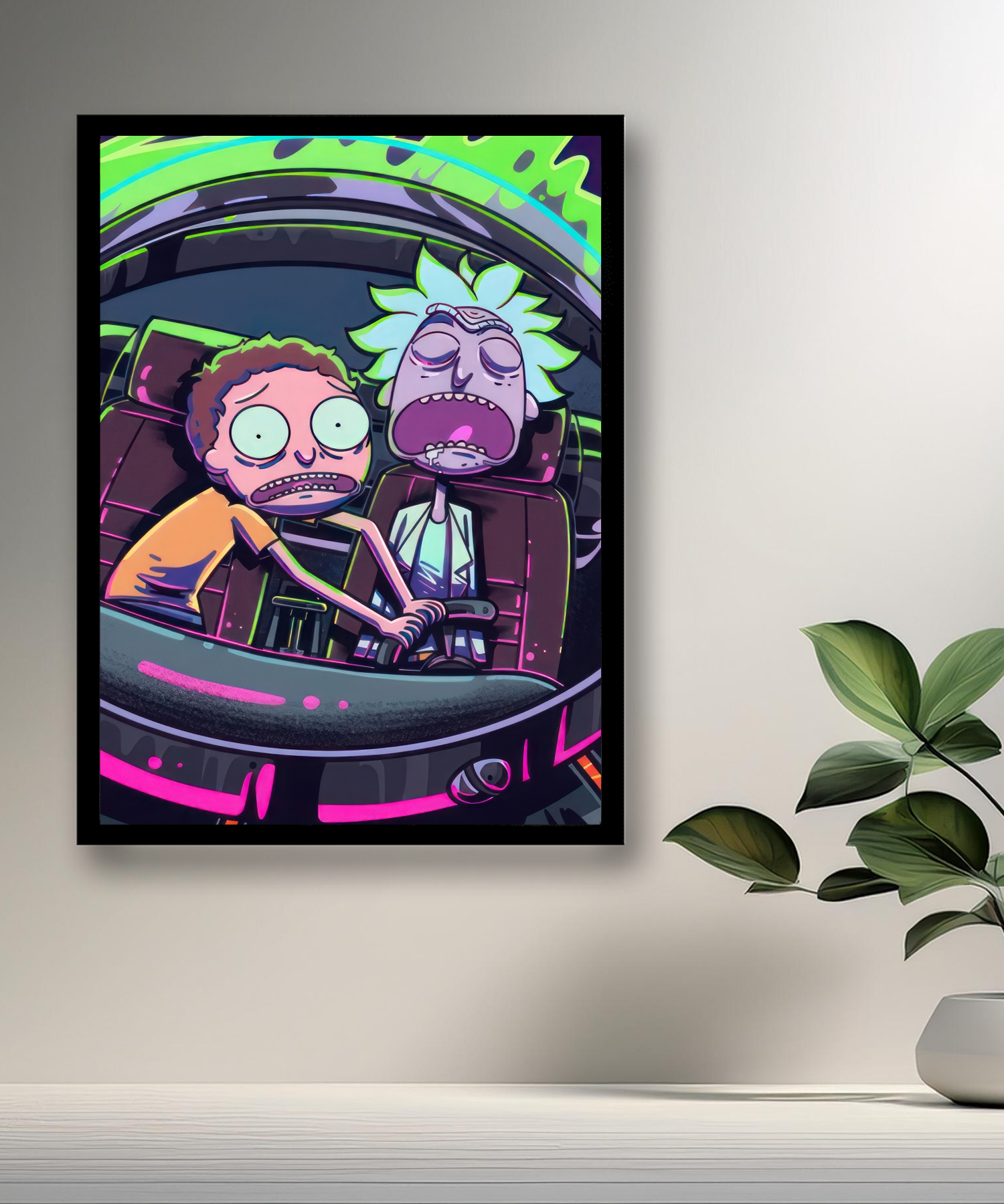 Cadre photo de Rick et Morty