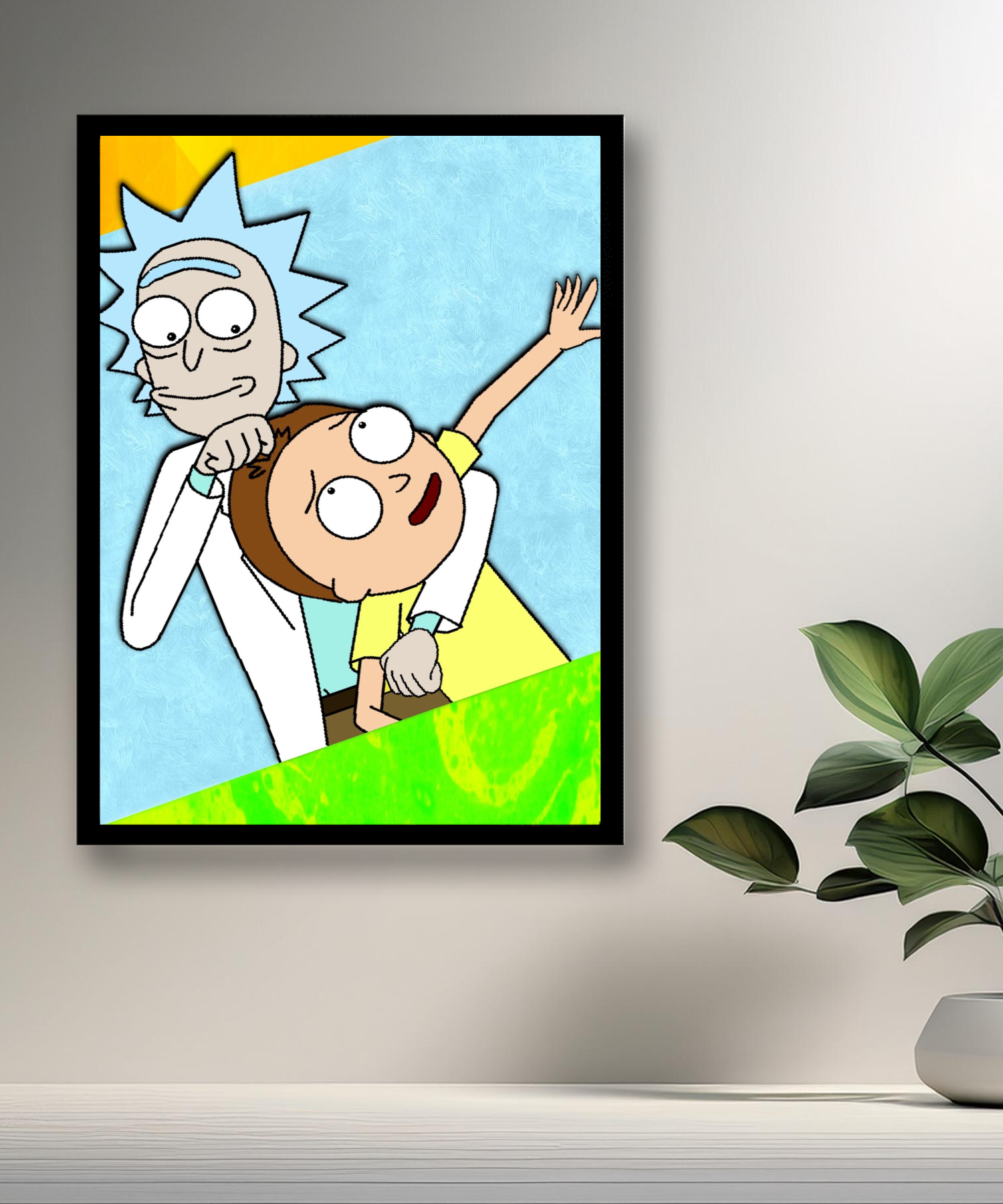 Cadre photo de Rick et Morty