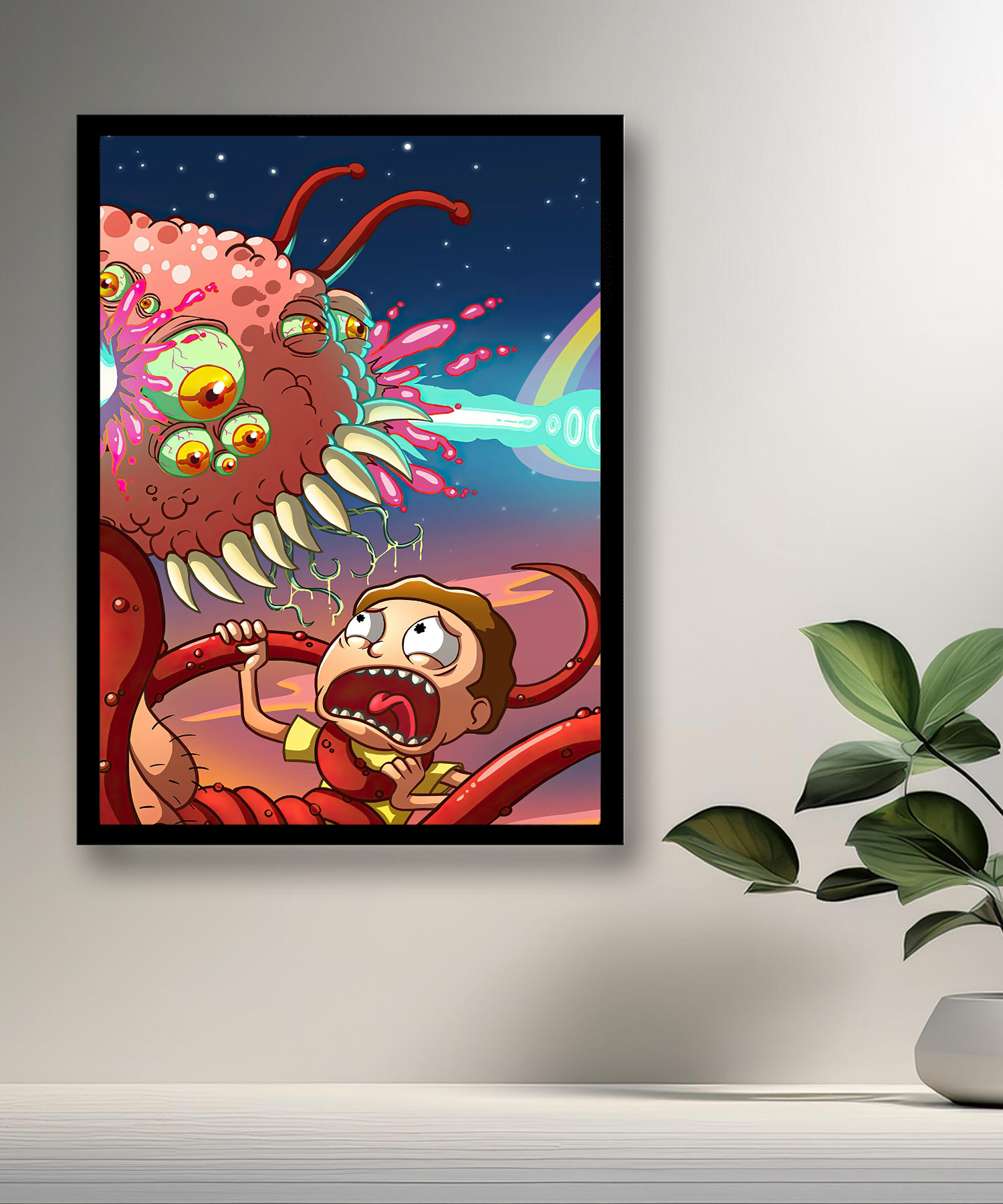 Cadre photo de Rick et Morty