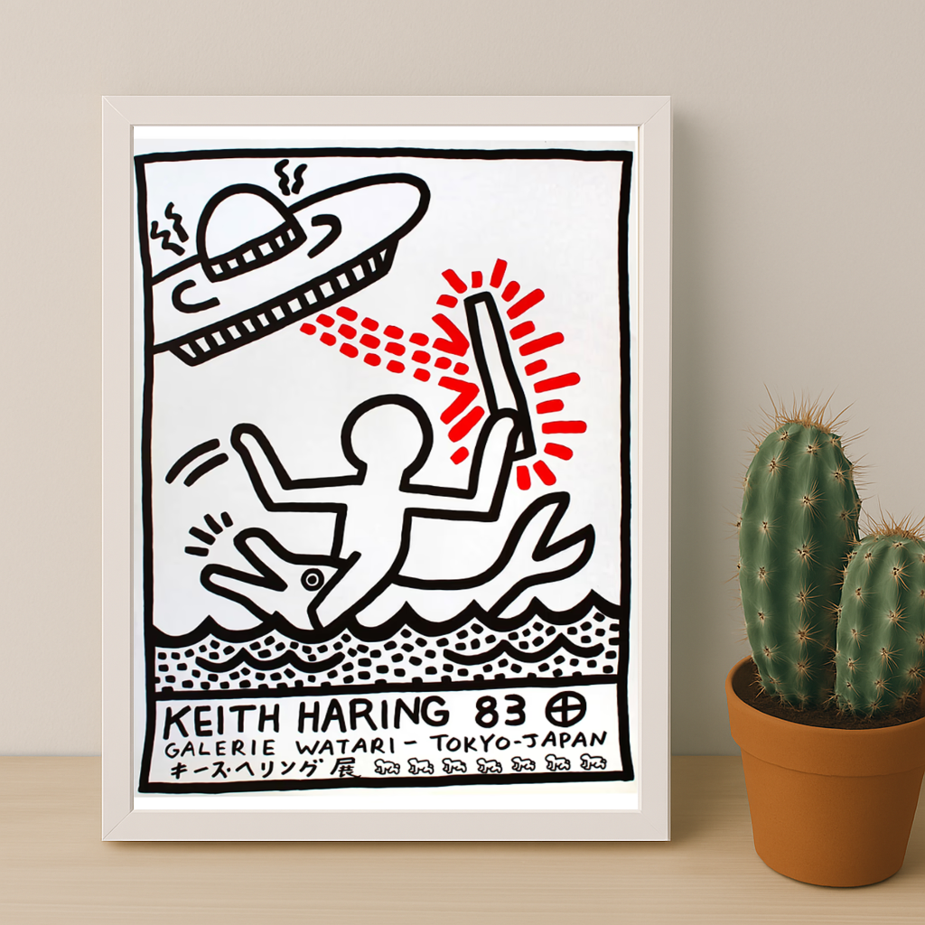 Cadre photo Keith Haring Tokyo-Japan