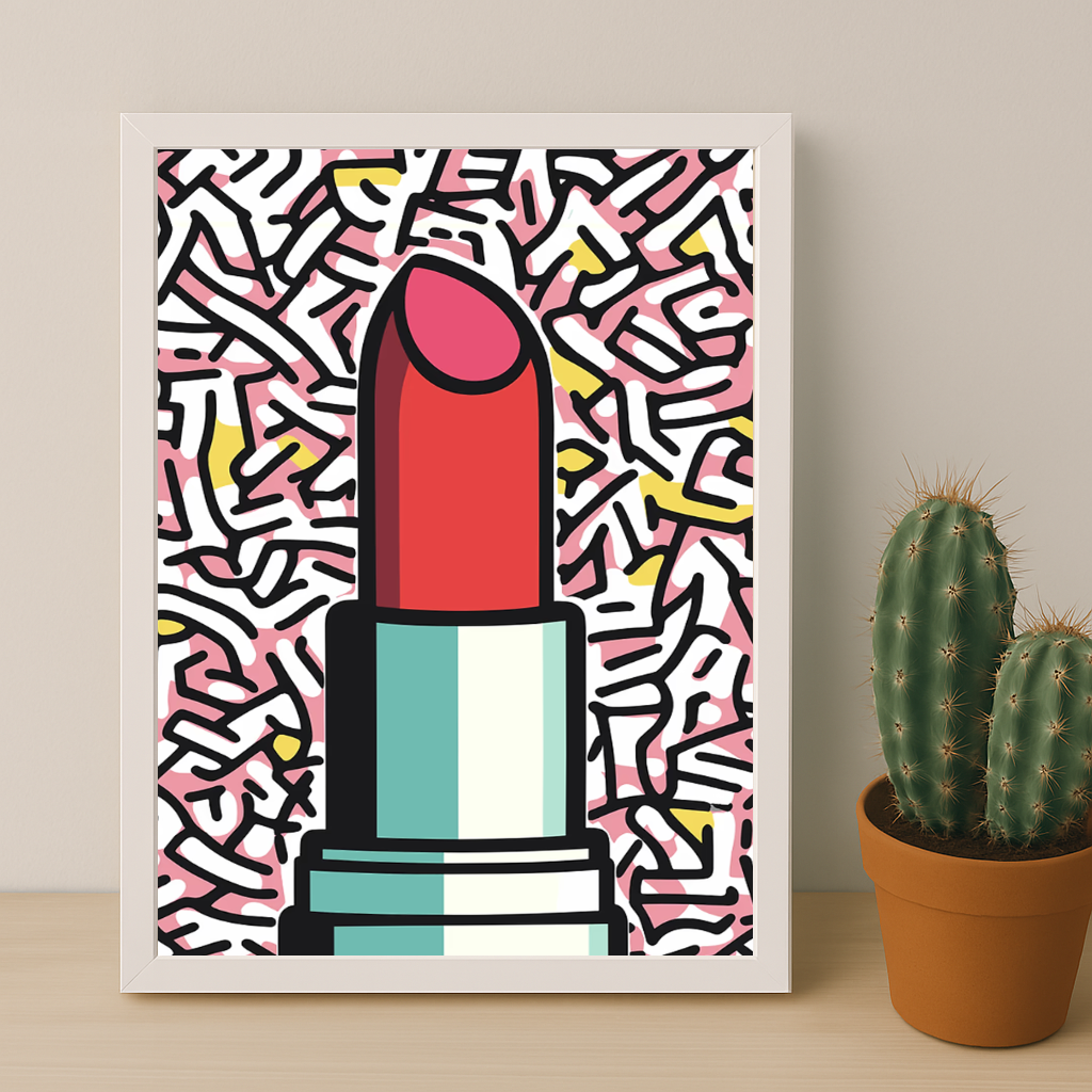 Cadre photo Keith Haring "Gloss"