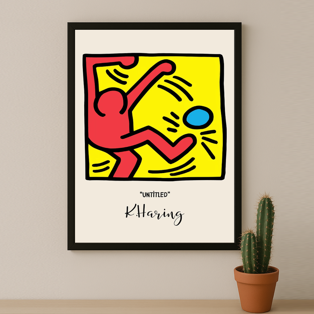 Cadre photo Keith Haring Untitled