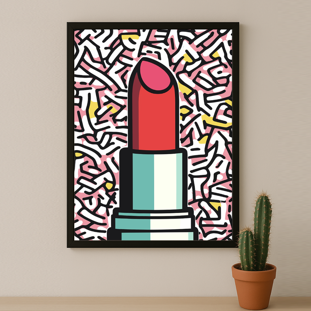Cadre photo Keith Haring "Gloss"