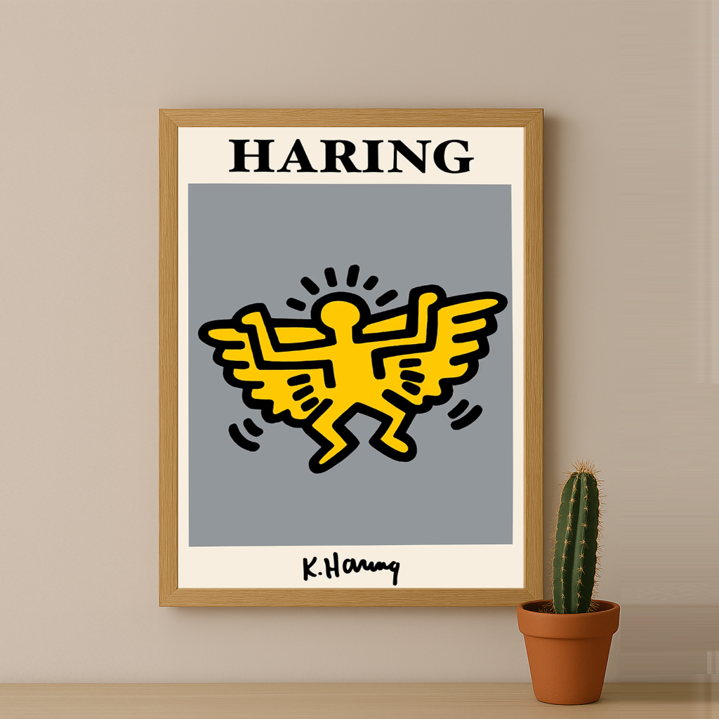 Cadre photo Keith Haring Angel