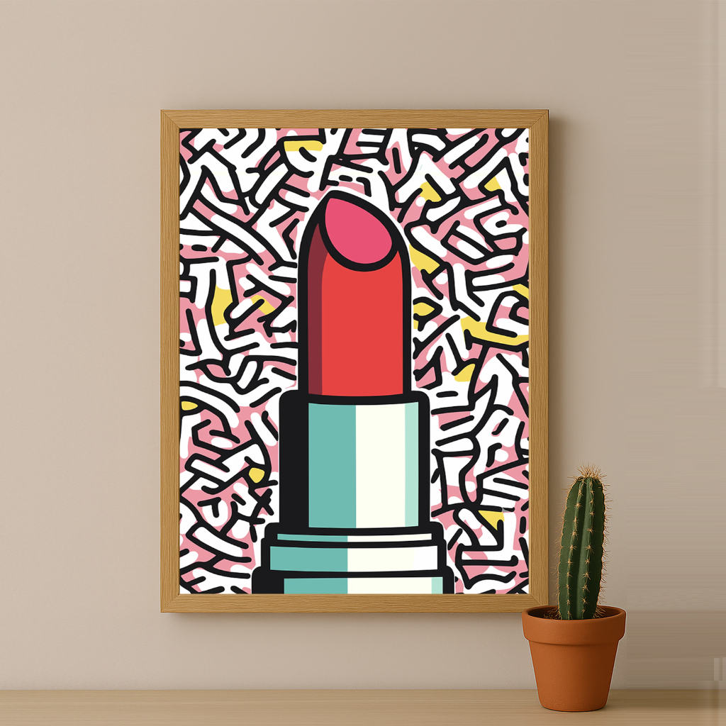 Cadre photo Keith Haring "Gloss"