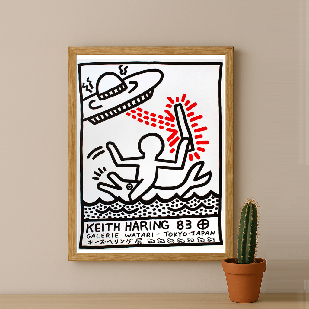 Cadre photo Keith Haring Tokyo-Japan