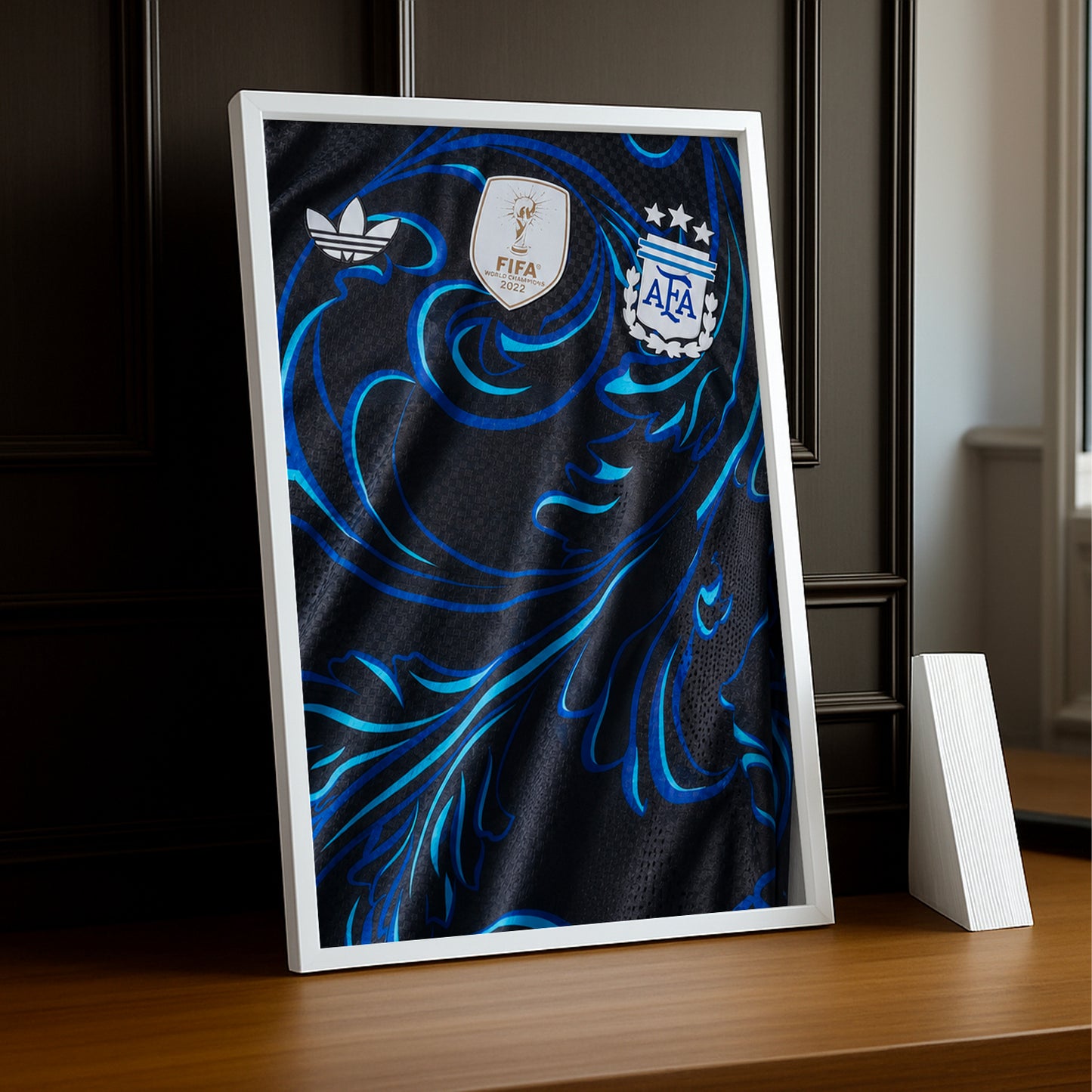 Cadre Photo Maillot Argentine – Extérieur Coupe du Monde 2026 TonCadre