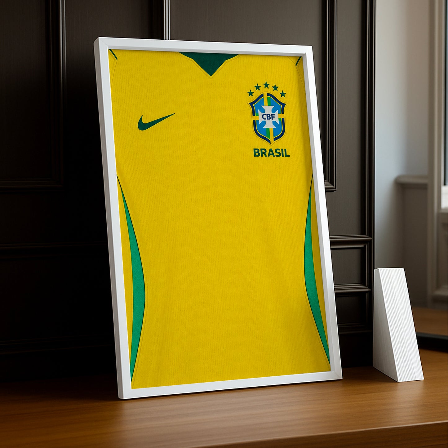 Cadre Photo Maillot Brésil – Domicile Coupe du Monde 2026 TonCadre