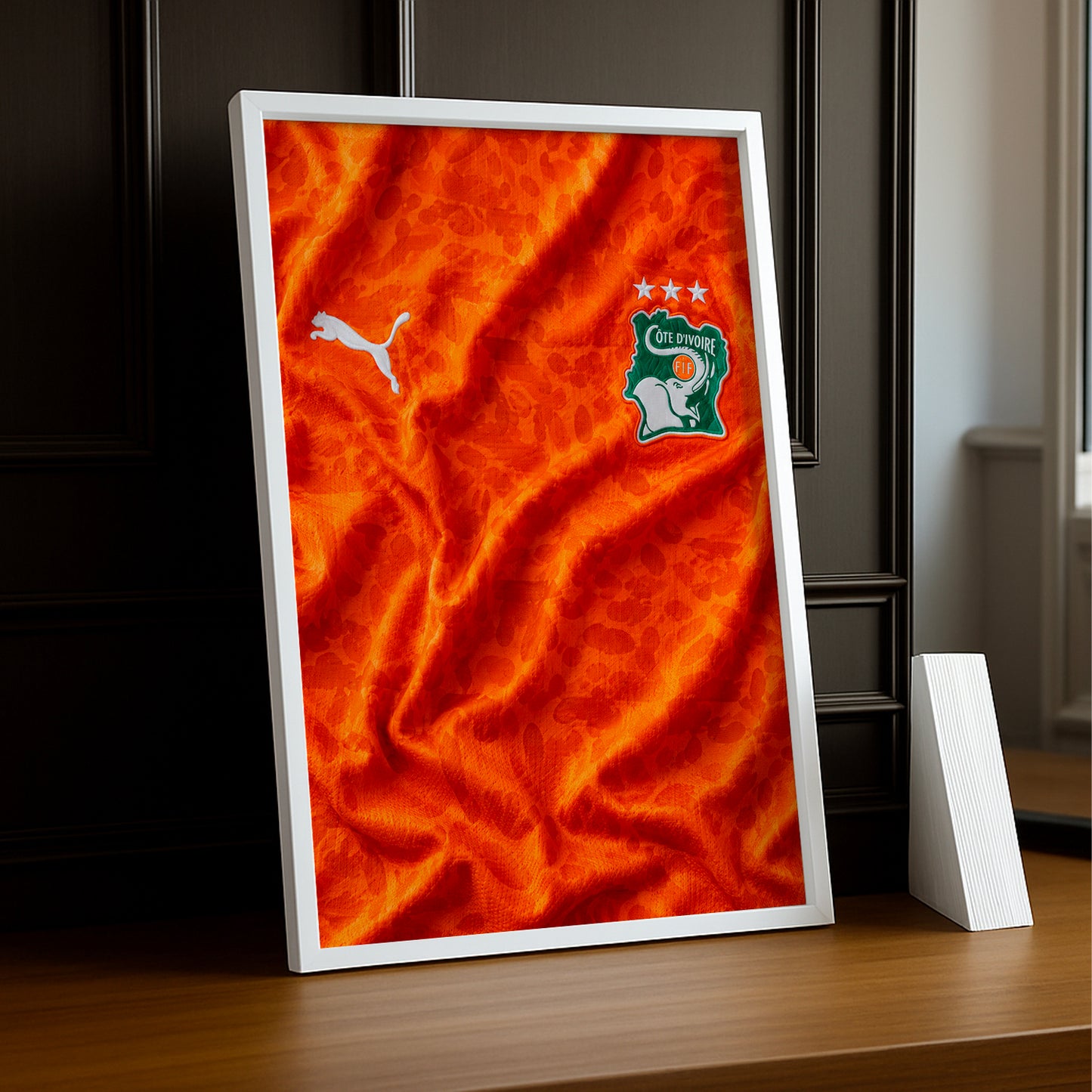 Cadre Photo Maillot Côte d'Ivoire – Domicile Coupe du Monde 2026 TonCadre