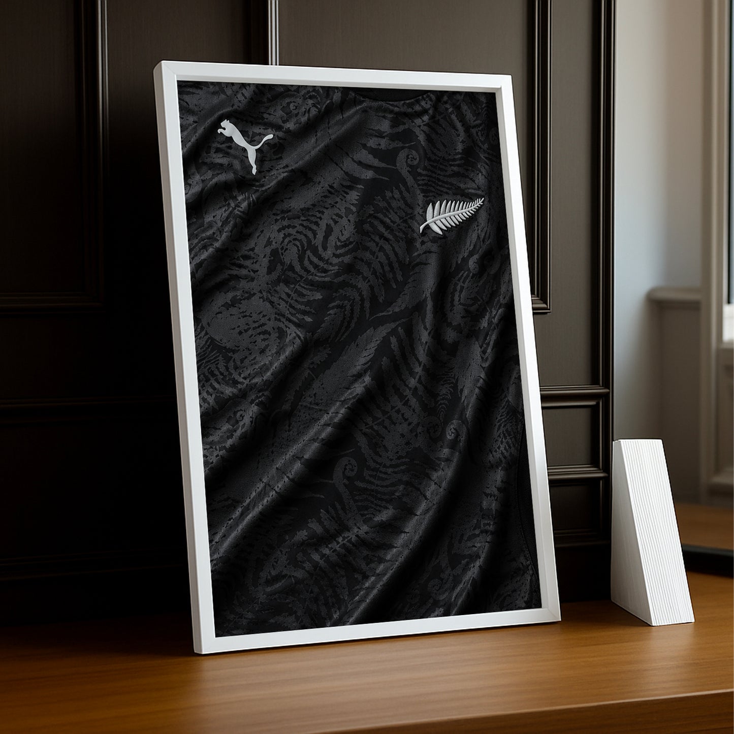 Cadre Photo Maillot Nouvelle-Zélande – Domicile Coupe du Monde 2026 TonCadre